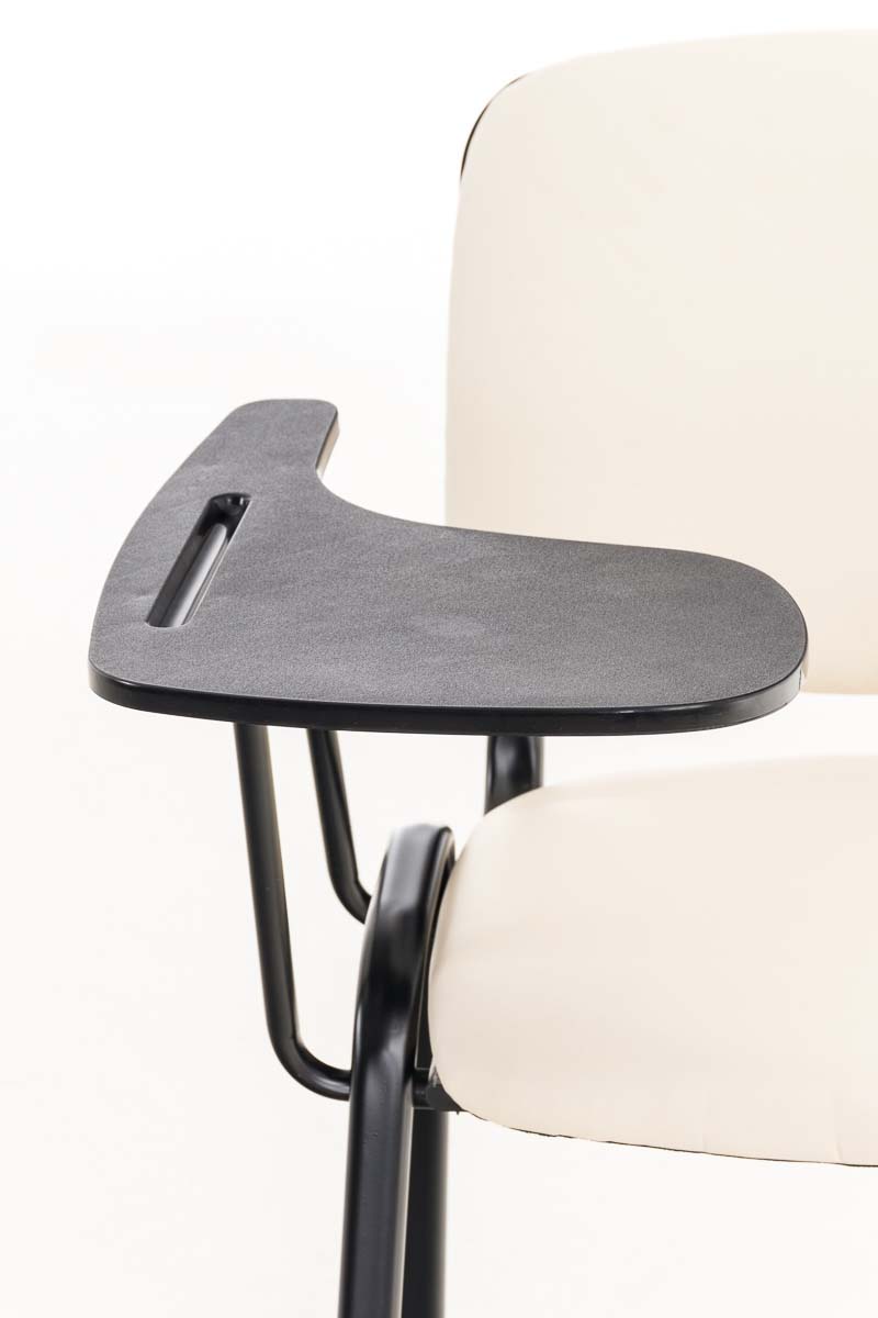 Sedia Ken in similpelle con tavolino ribaltabile