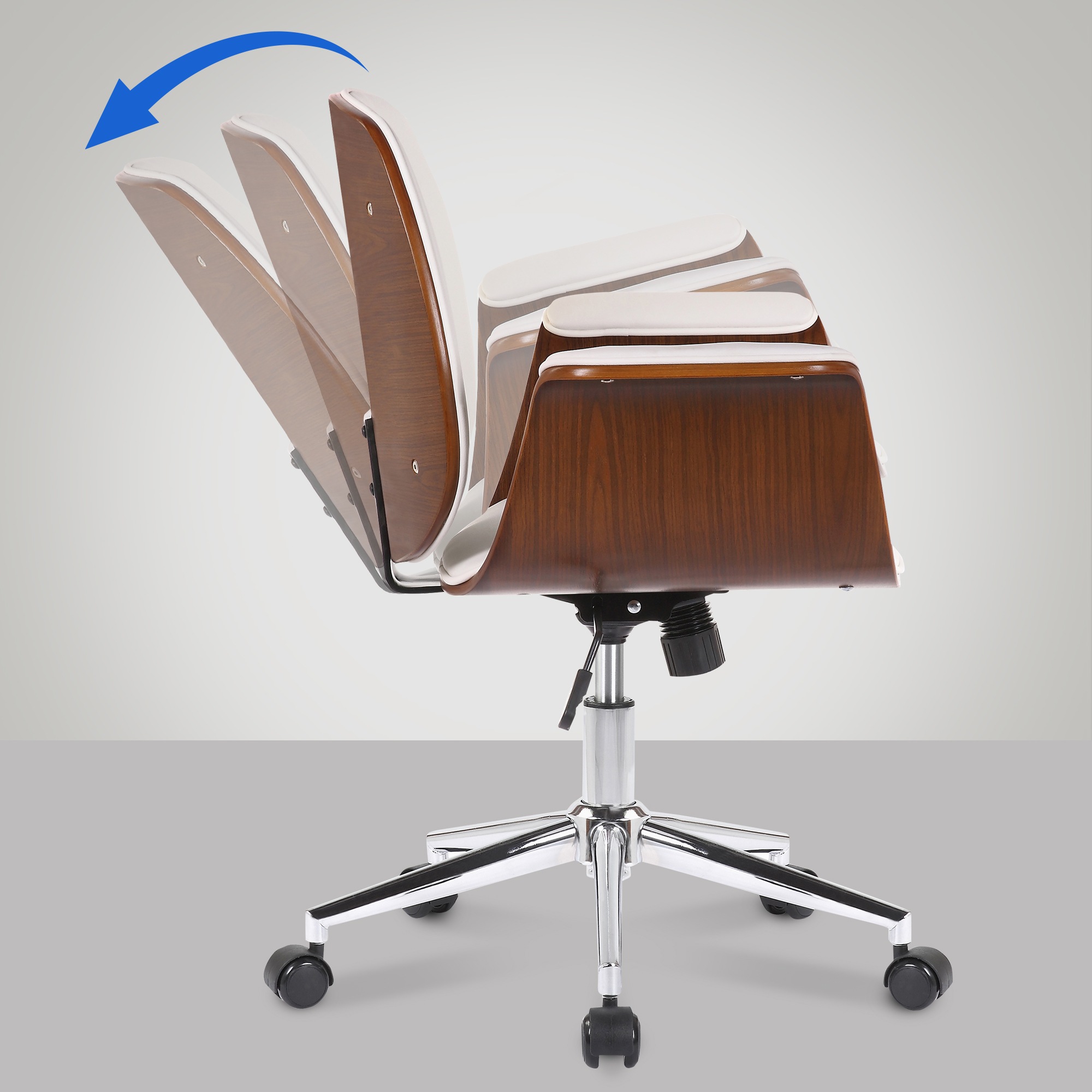 Sedia ufficio Kemberg in similpelle