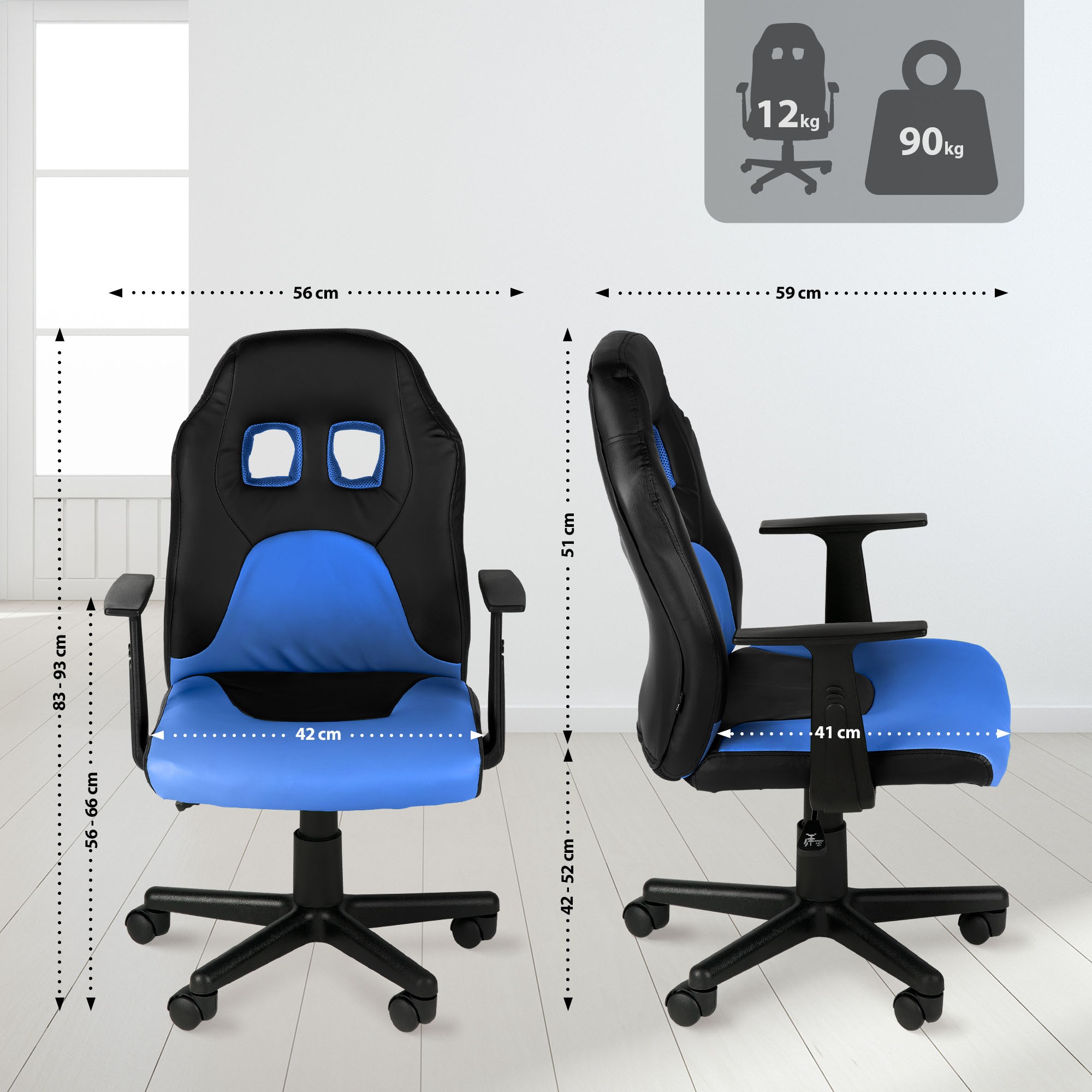Sedia da scrivania Fun per bambini