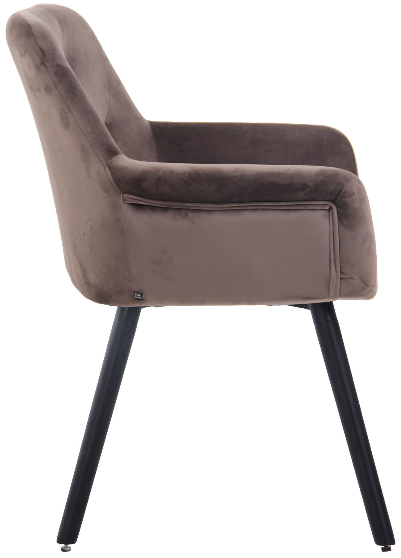 Sedia design Cassidy in velluto
