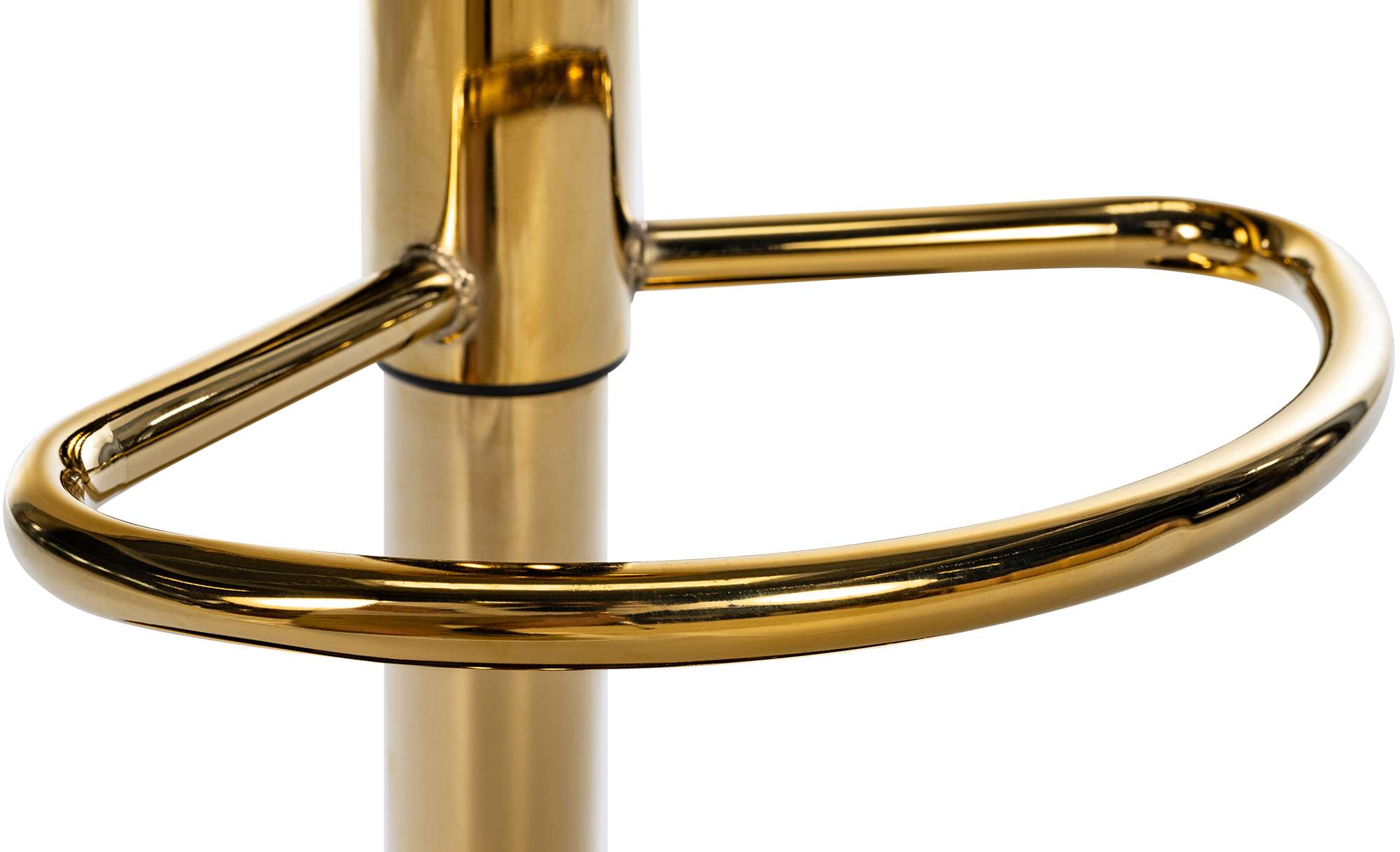 Set di 2 sgabelli da bar Braga in ecopelle oro