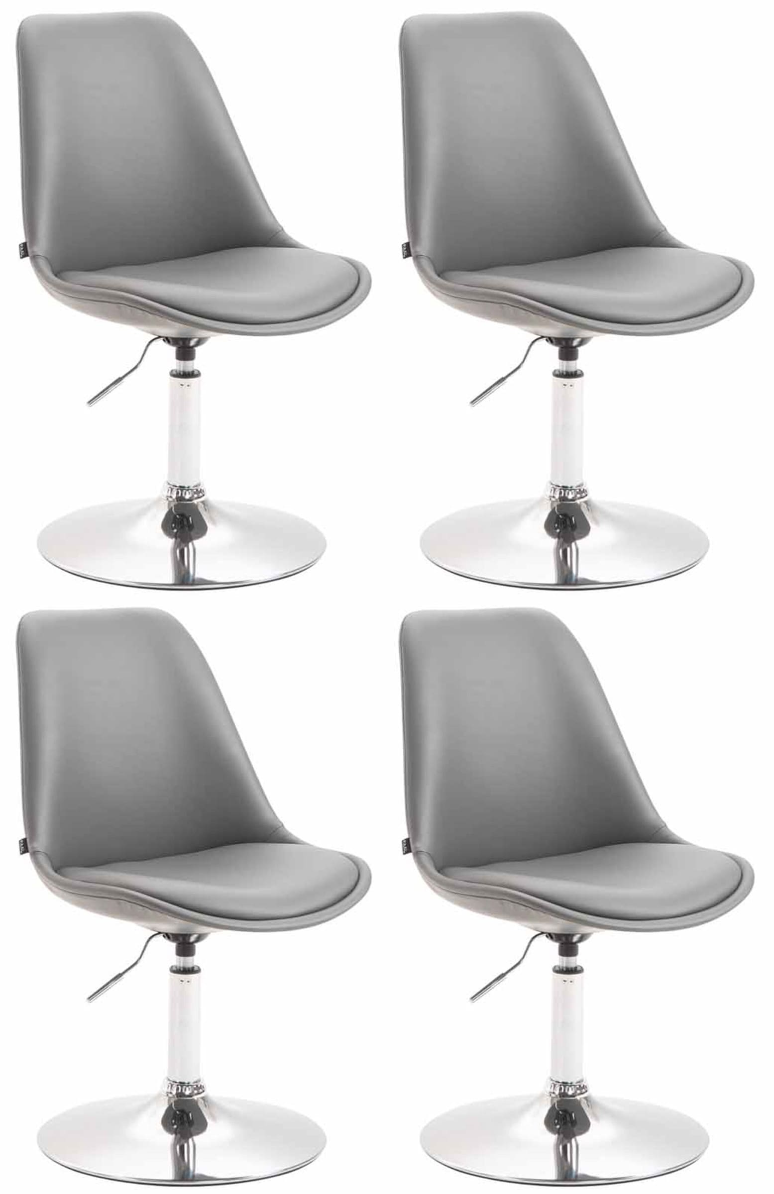 Set di 4 sedie da pranzo Maverick in ecopelle