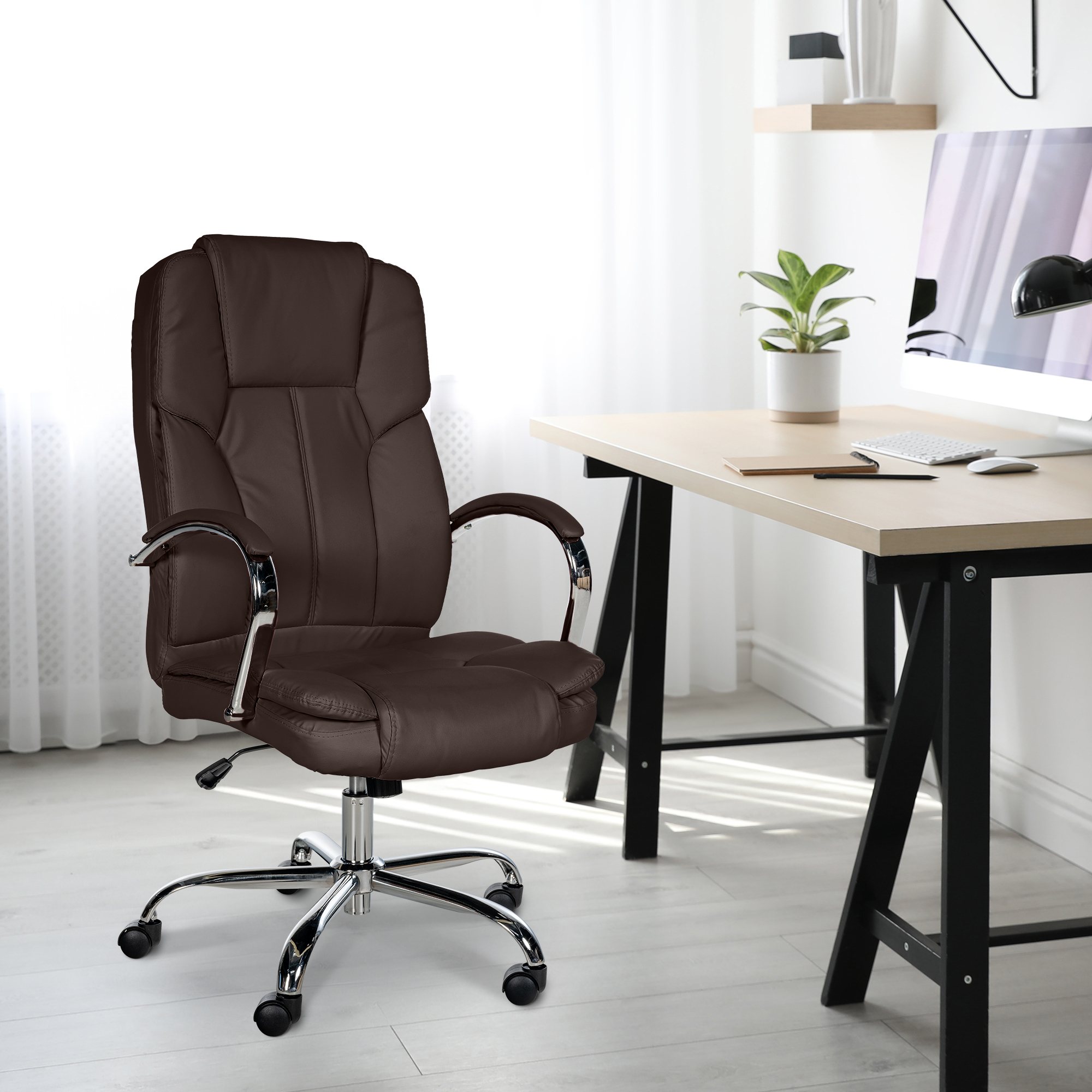 Poltrona ufficio XXL Xanthos in similpelle