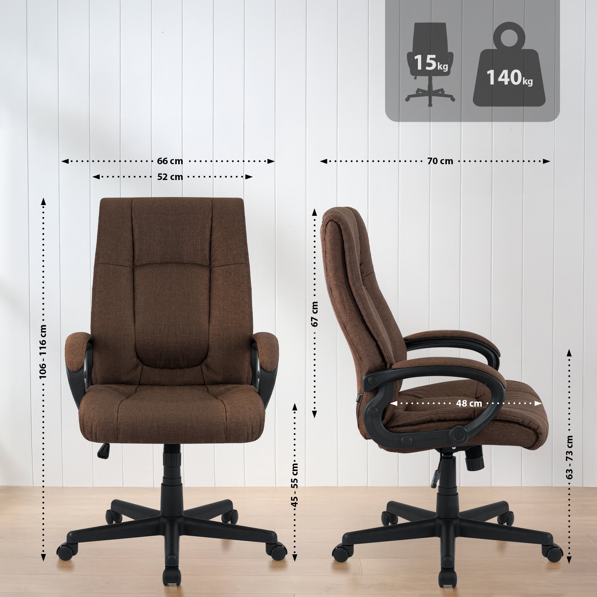Poltrona Ufficio XL Sparta Tessuto