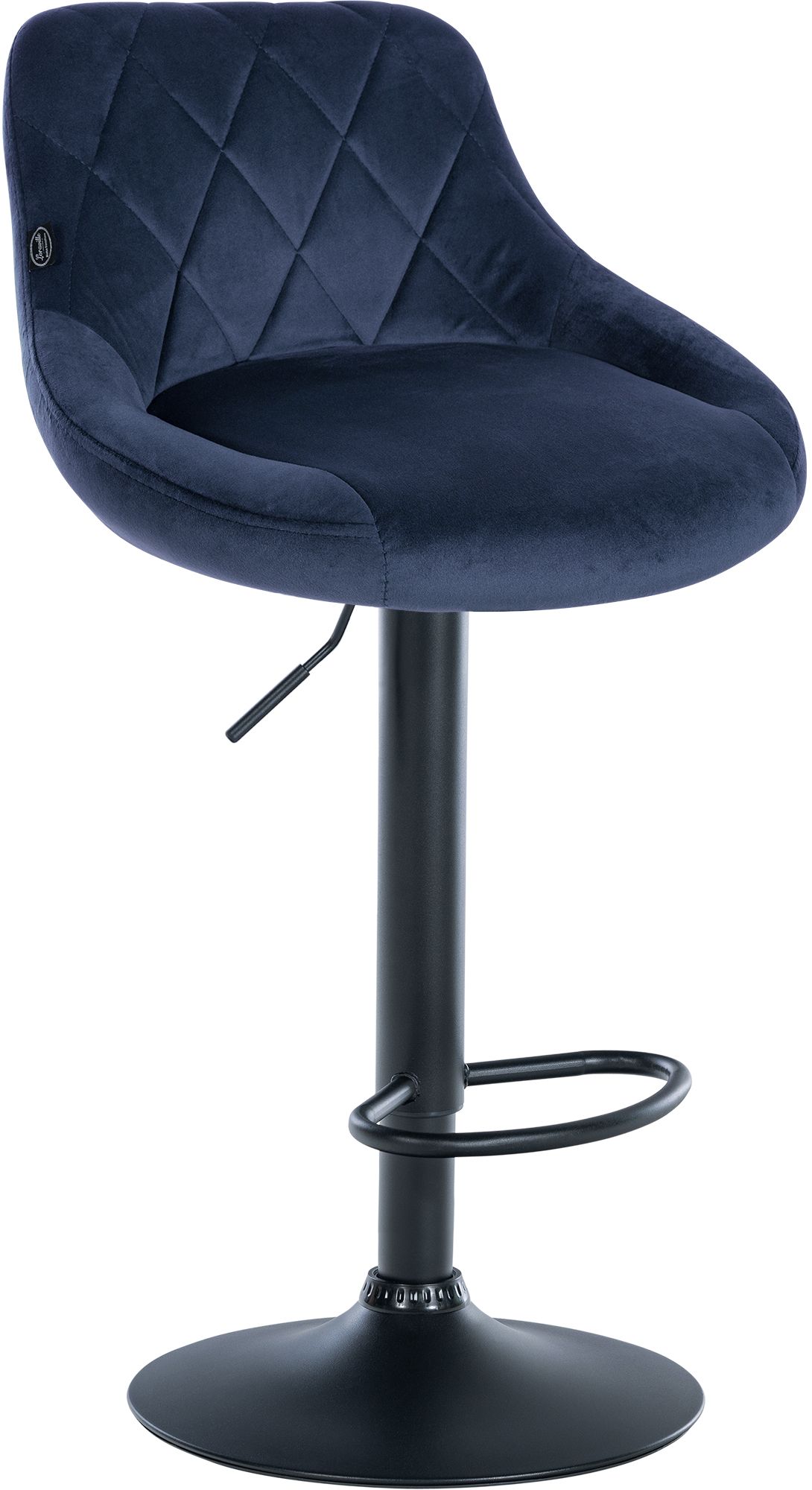 Set di 2 sgabelli da bar Lazio Velvet