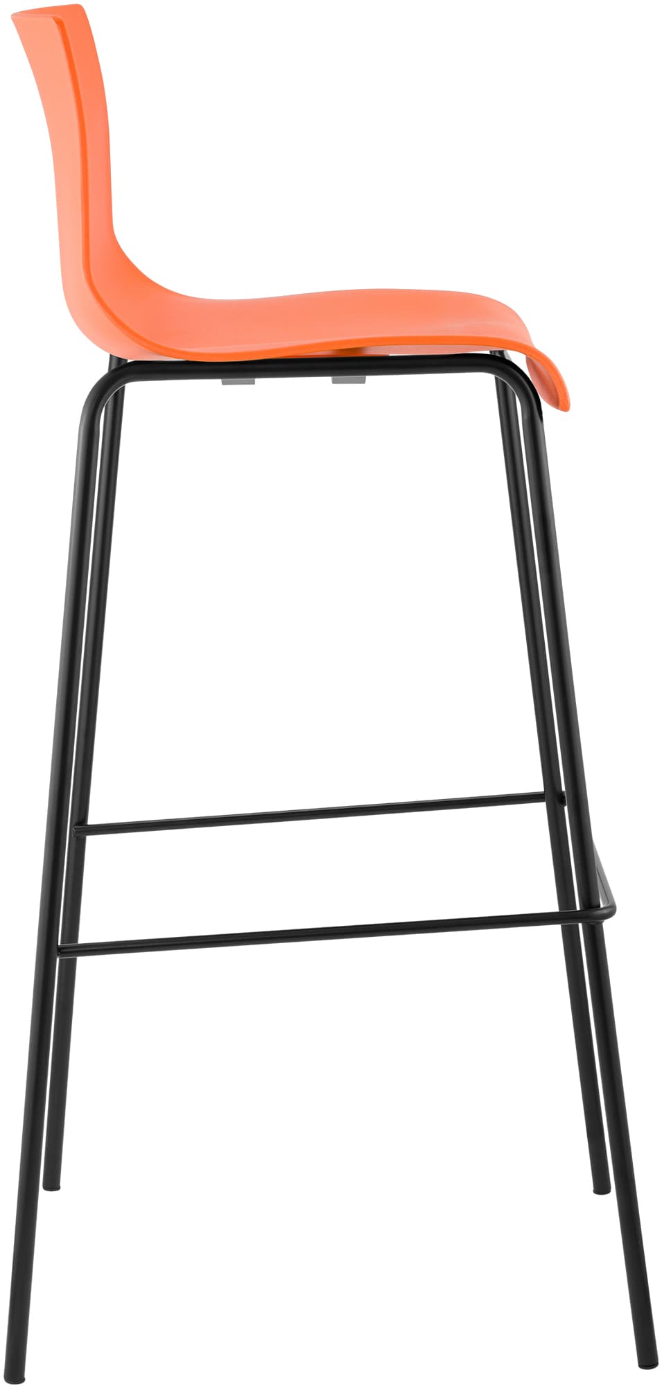 Sgabello da Bar Hover Plastica Struttura a 4 Gambe