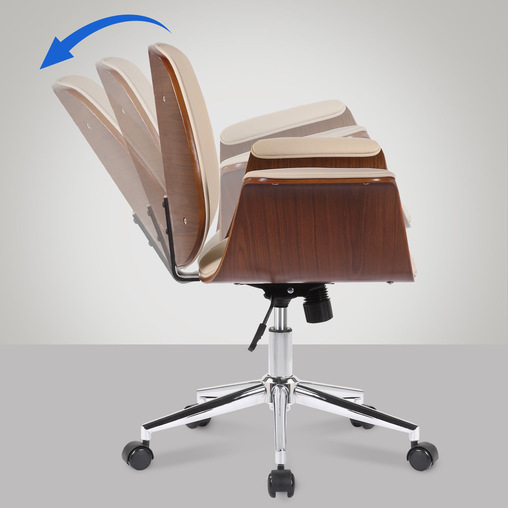 Sedia ufficio Kemberg in similpelle