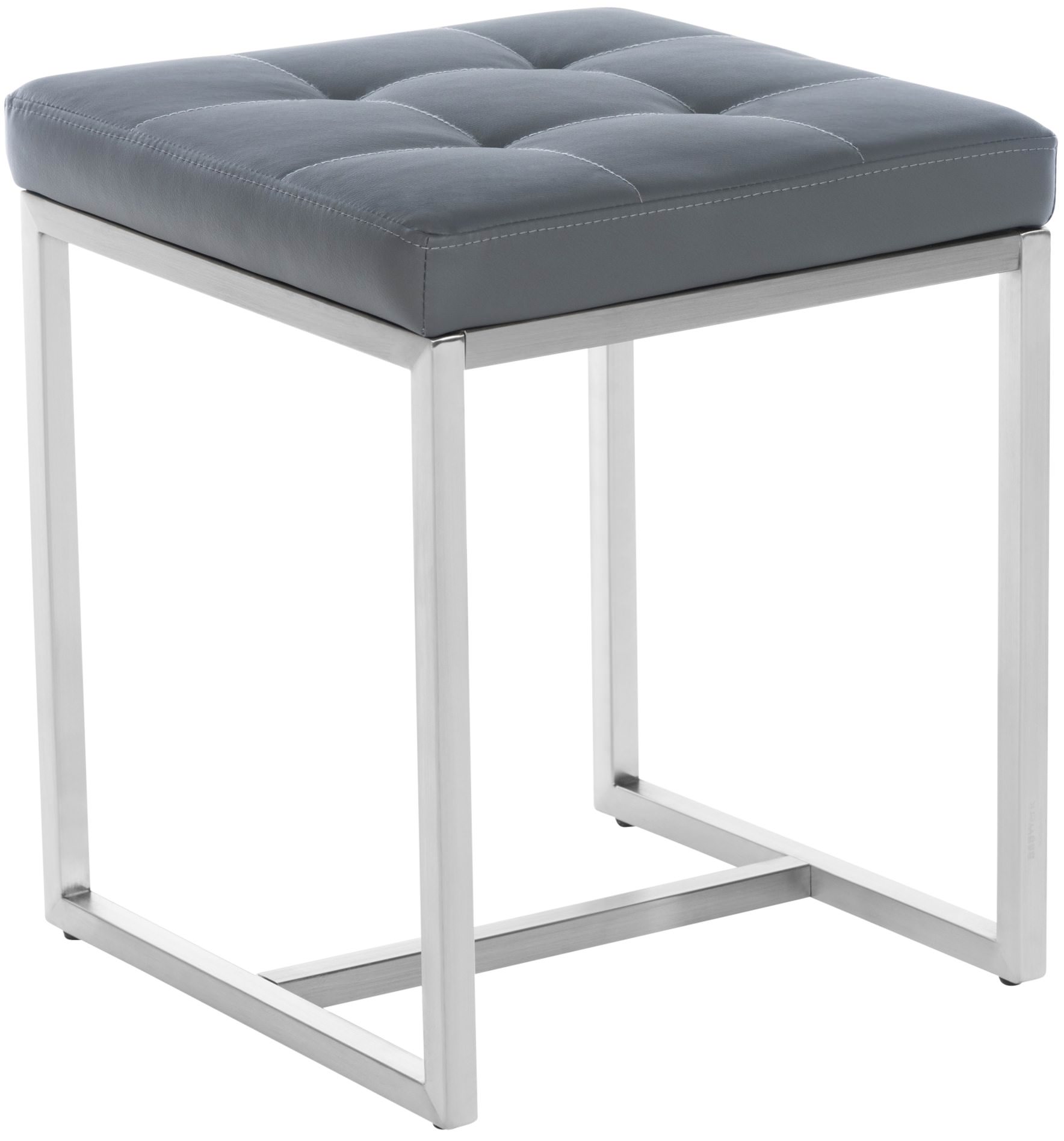 Set di 2 sgabelli in acciaio inox Barci