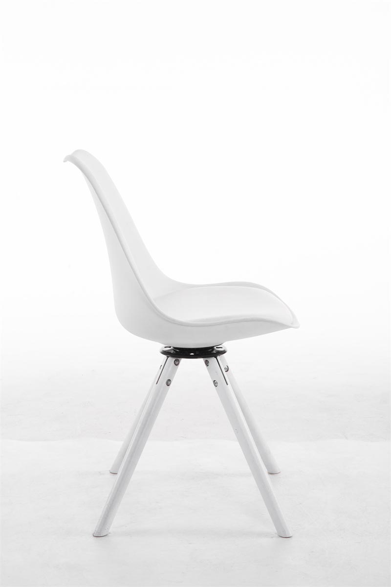 Sedia design Troyes Girevole Similpelle Rotondo
