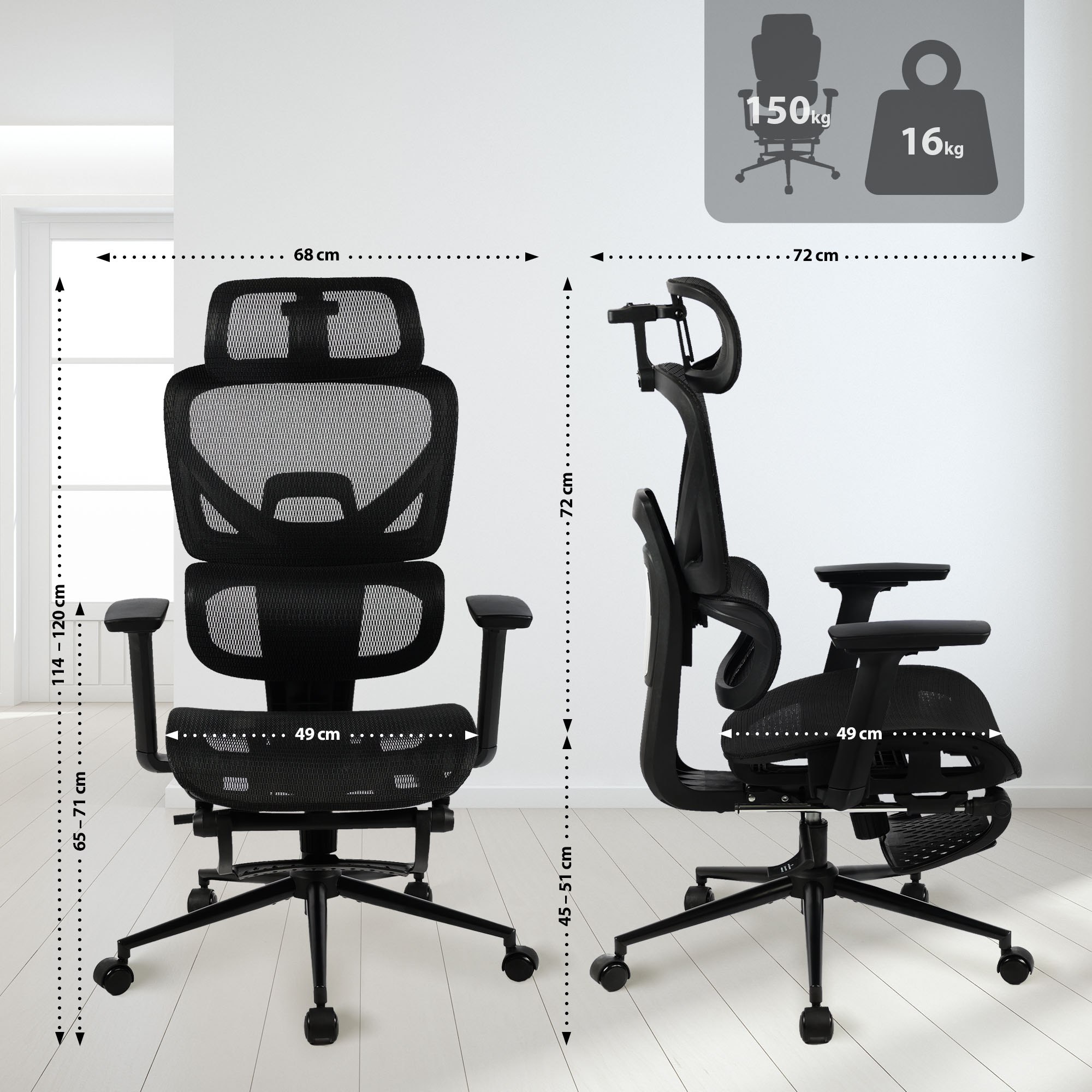 Sedia da ufficio Beresford