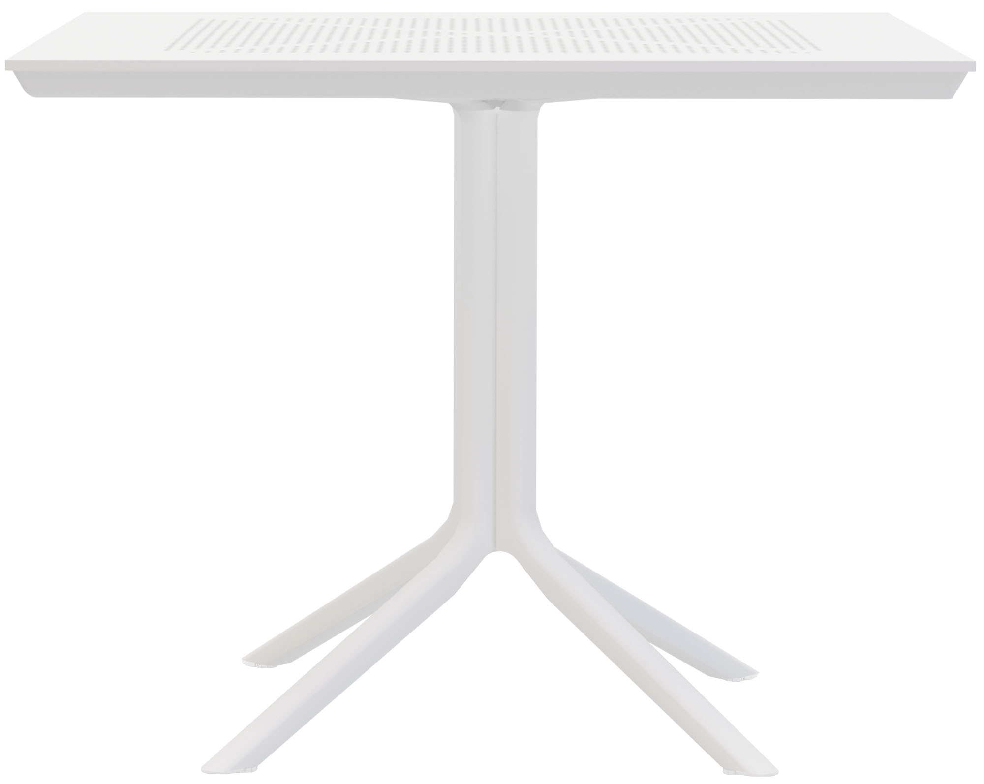 Tavolo da giardino Lenval 80x80 cm Tavolo da esterno in bianco o nero