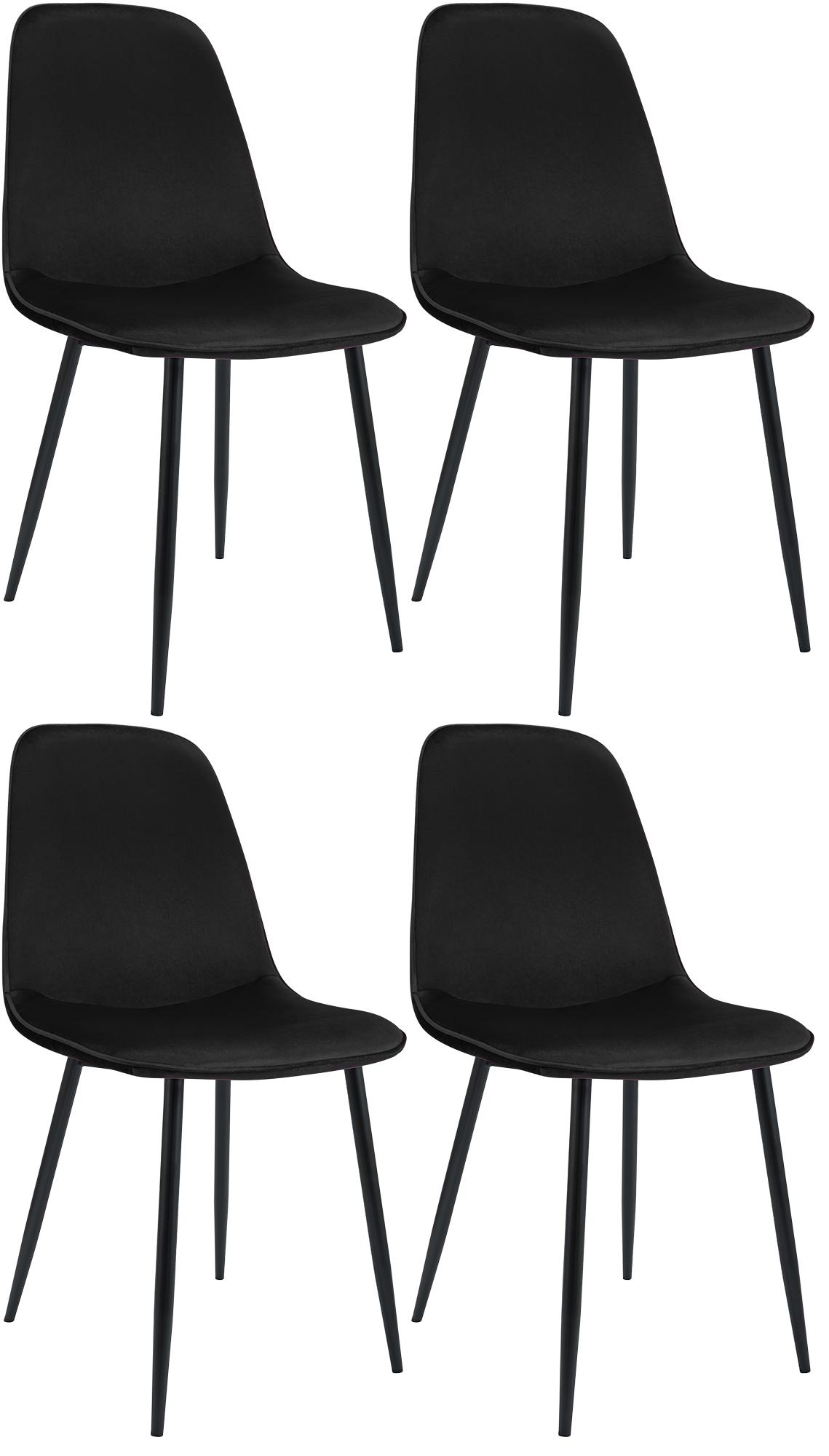Set di 4 sedie da pranzo Maryam