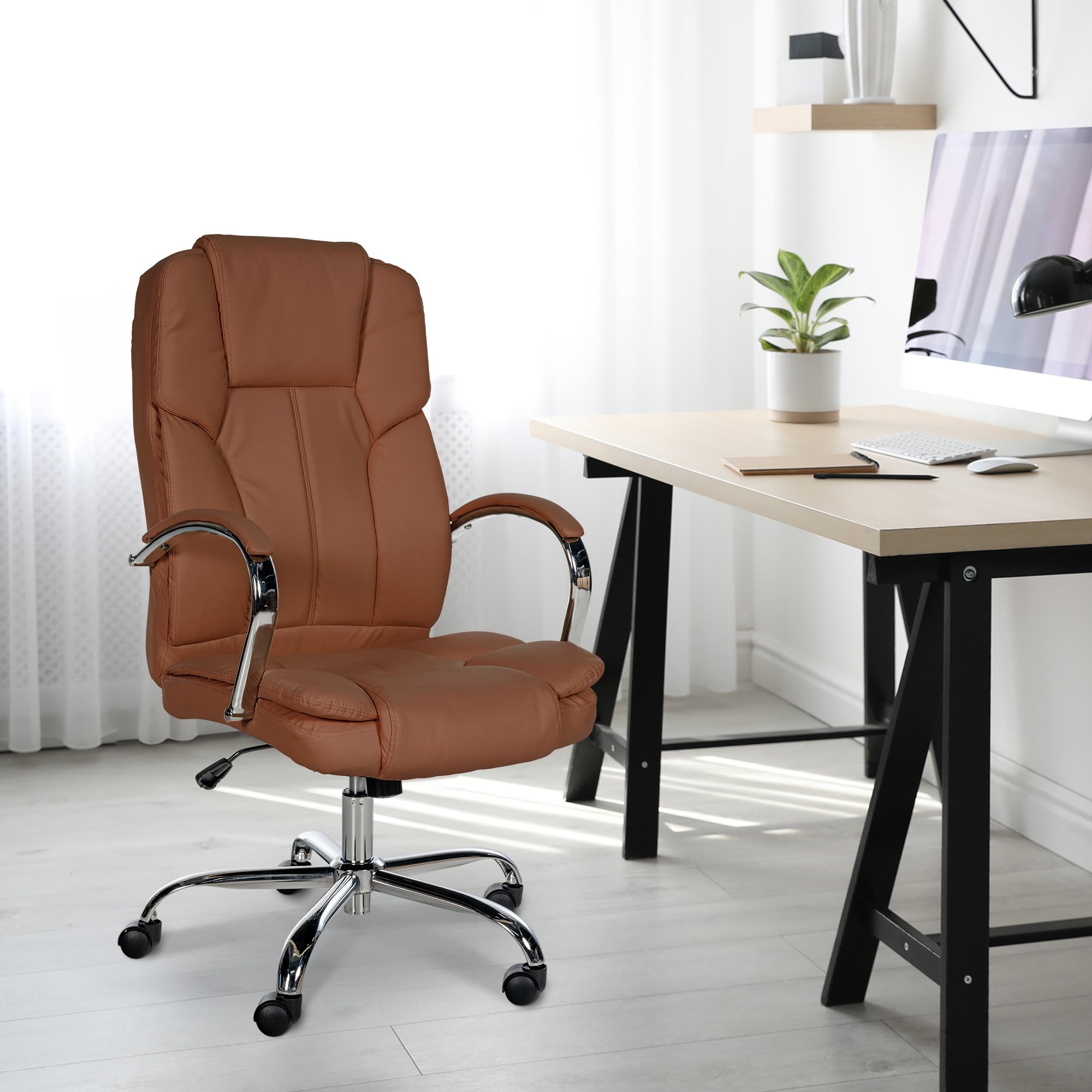 Poltrona ufficio XXL Xanthos in similpelle