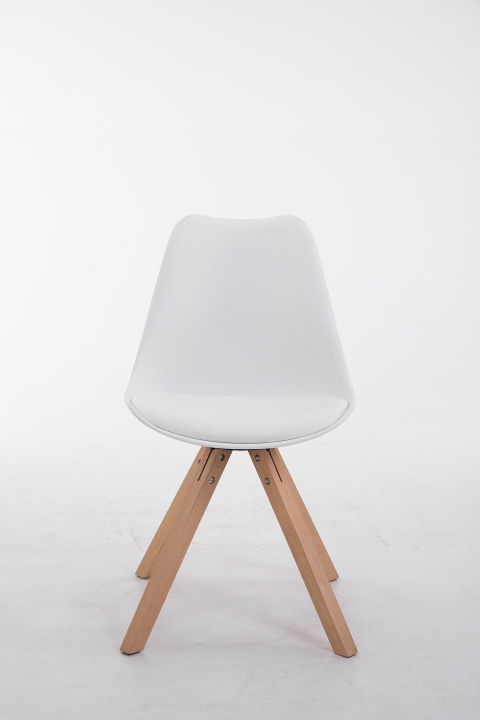 Sedia Toulouse in similpelle gambe quadrate