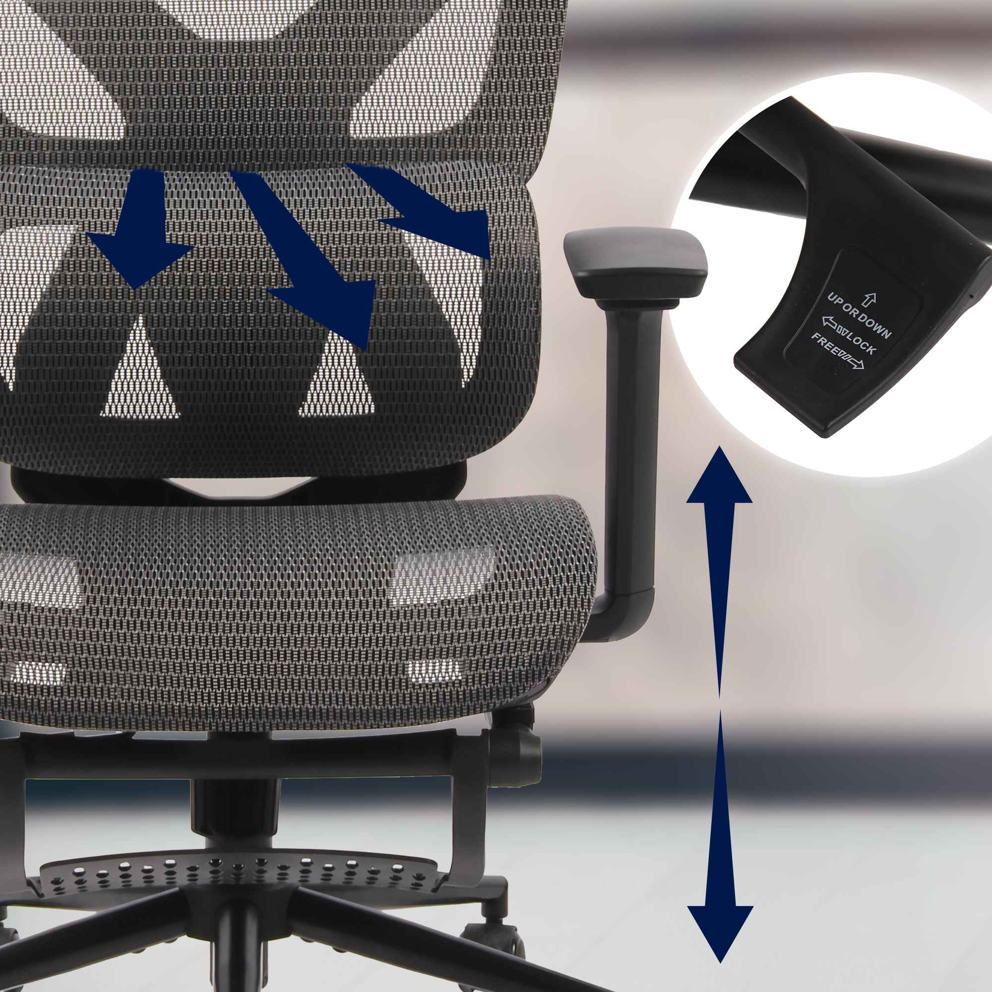 Sedia da ufficio Reston