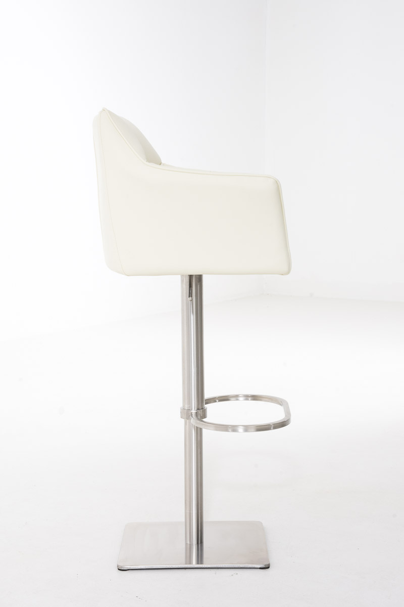 Sgabello da bar Damaso con rivestimento in similpelle