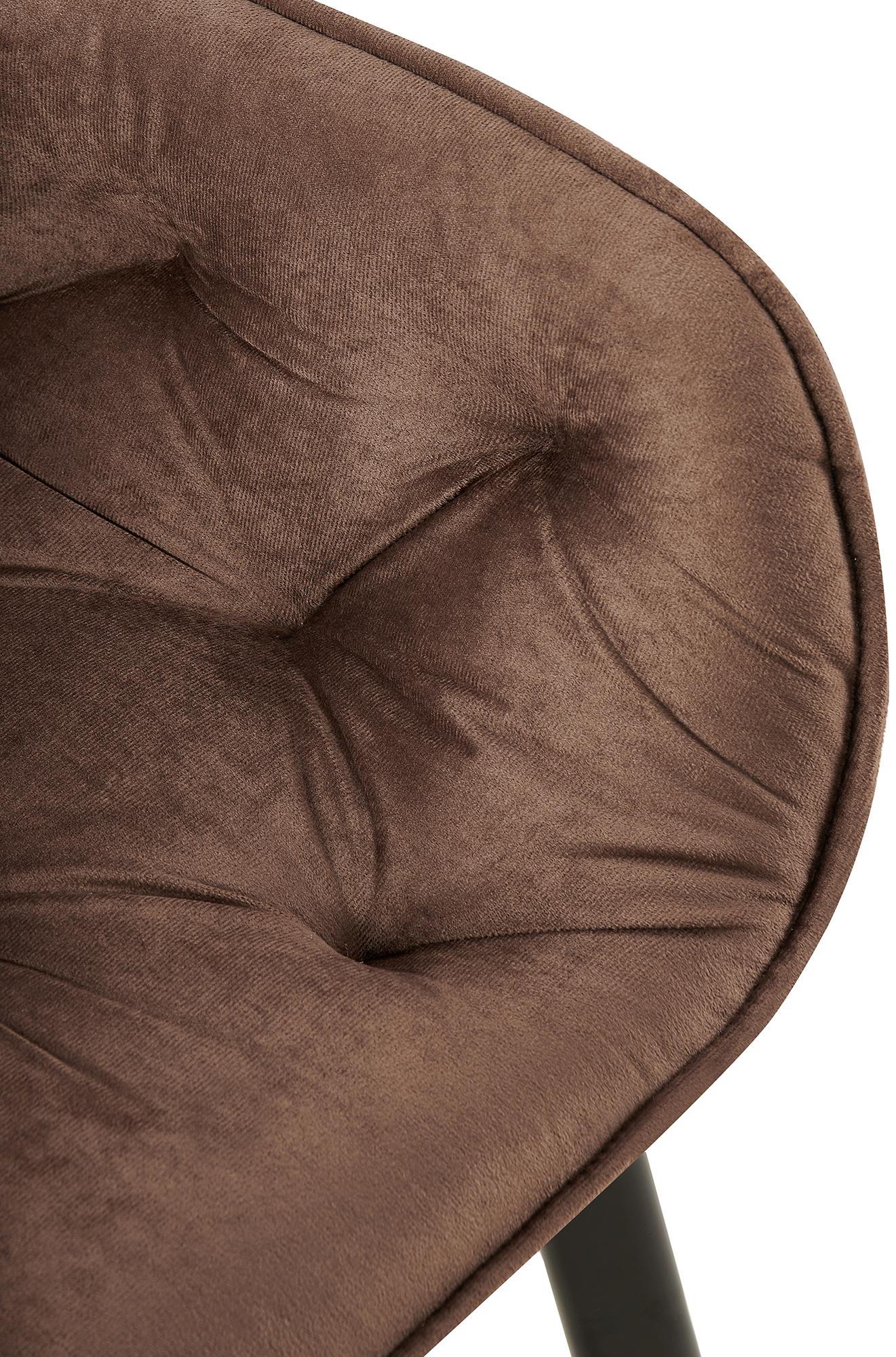 Set da 2 Sedie Girevoli da Pranzo Antigo in Velluto