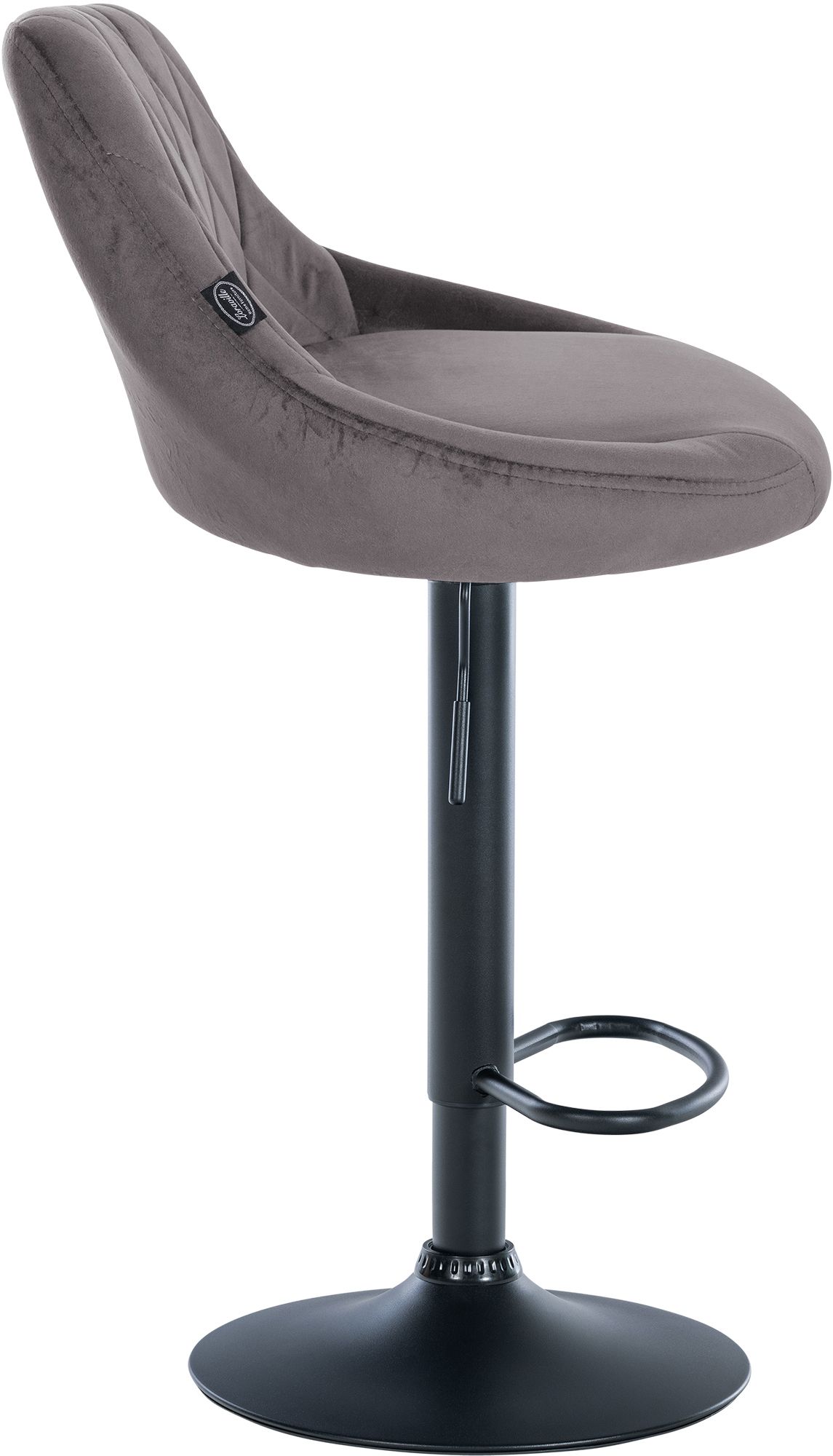 Set di 2 sgabelli da bar Lazio Velvet