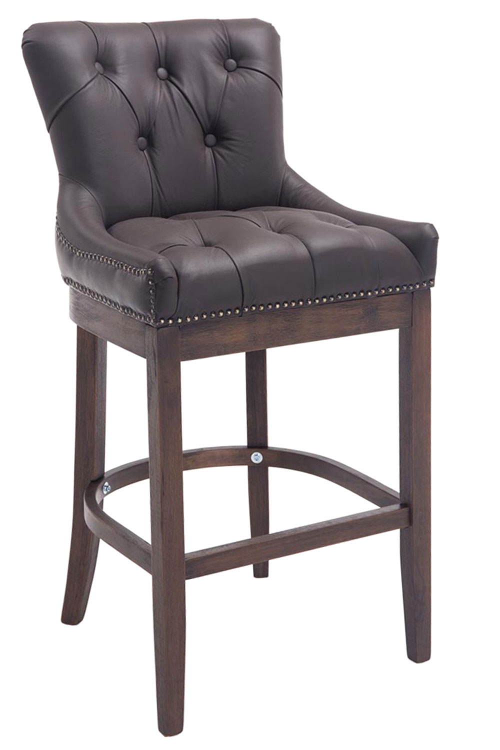 Set 2 sgabelli Lakewood in vera pelle