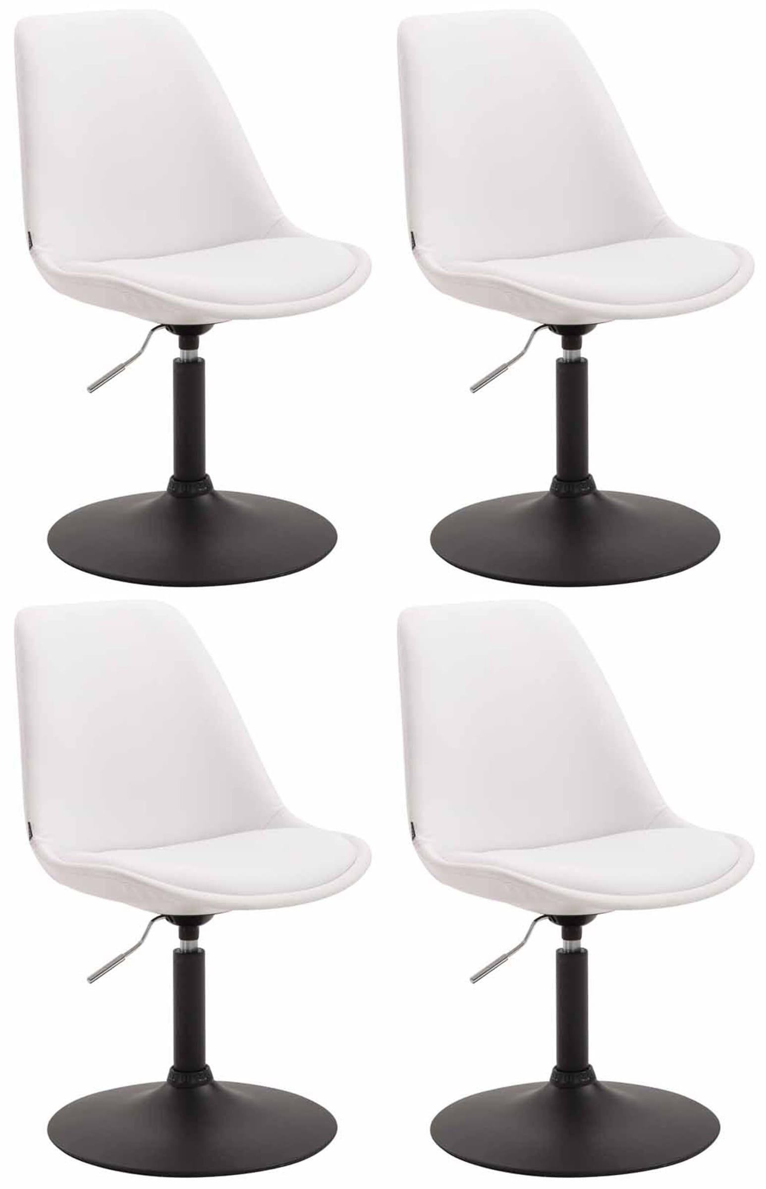 Set di 4 sedie da pranzo Maverick in ecopelle