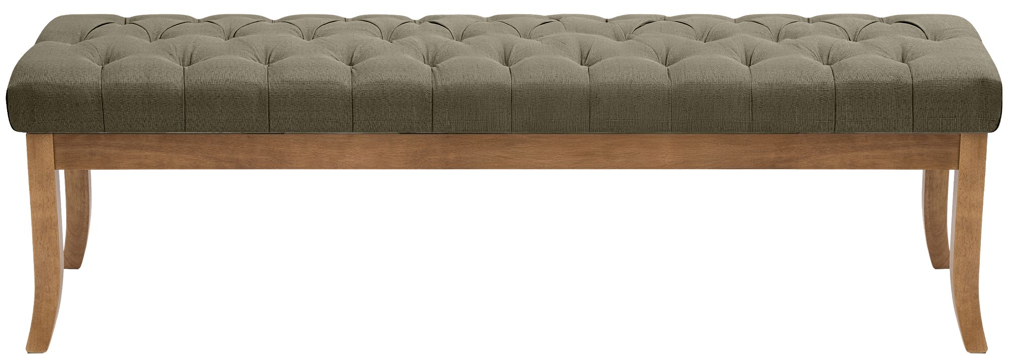 Panca design RAMSES in legno chiaro antico tessuto