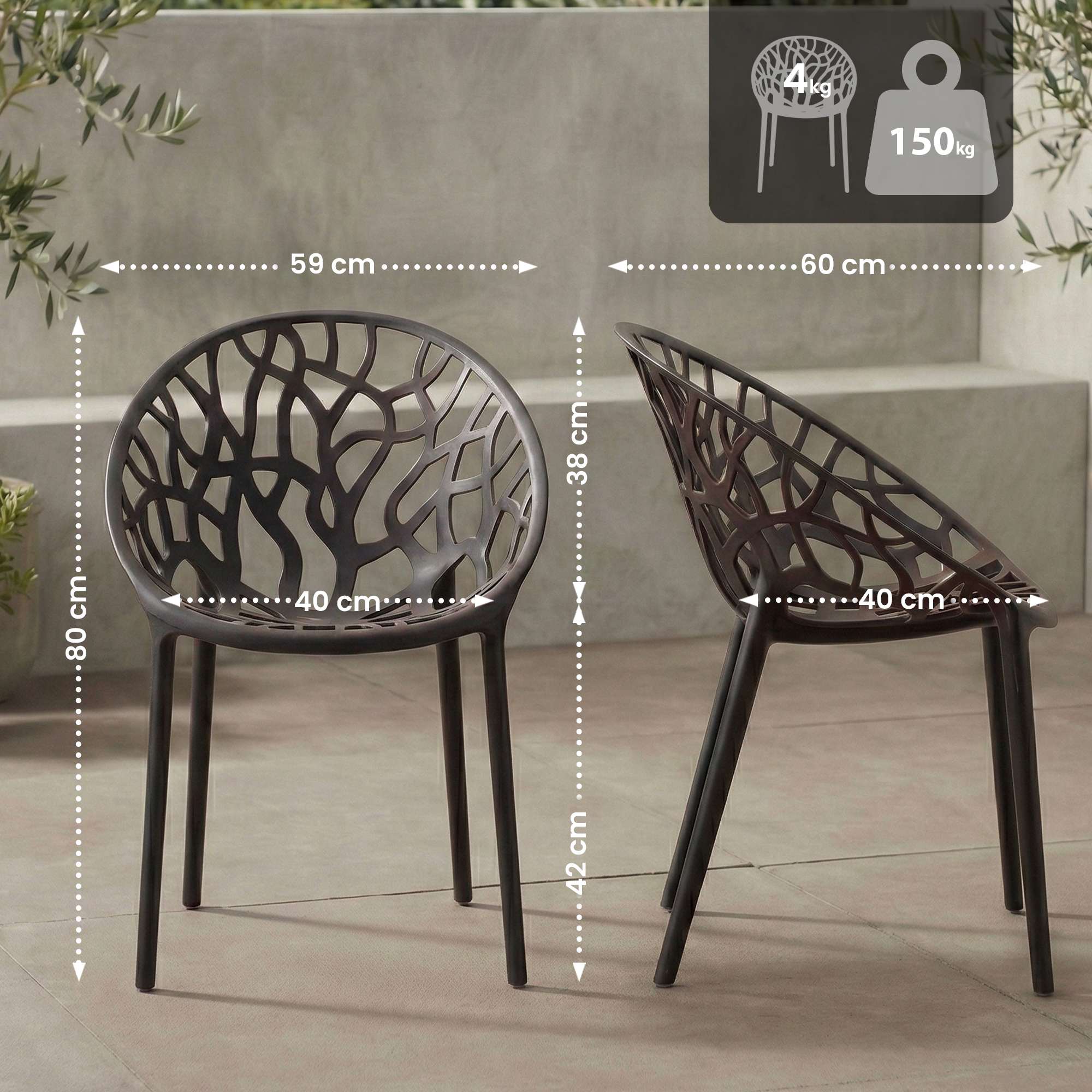 Sedia da giardino Hope