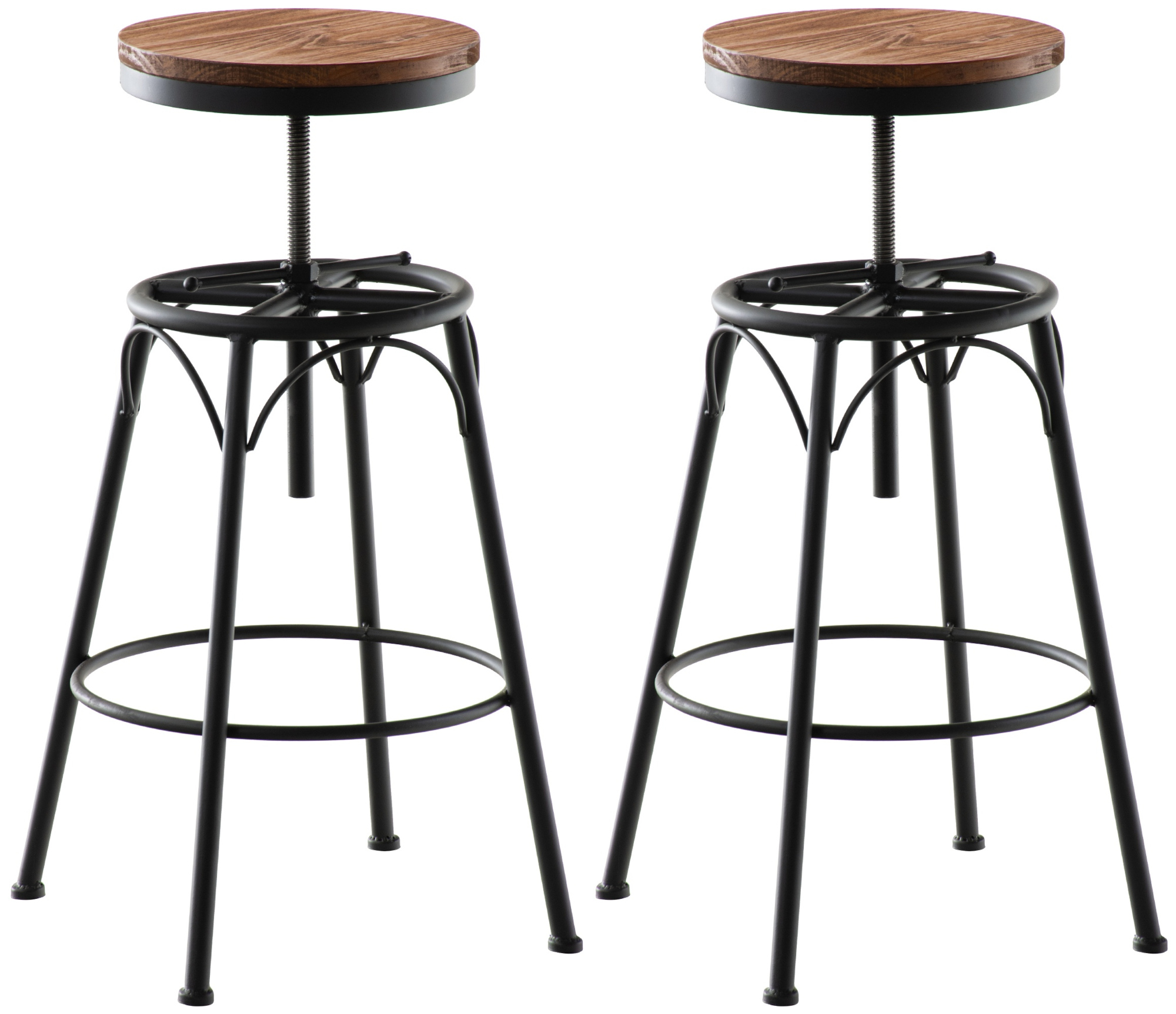 Set di 2 sgabelli da bar Beam