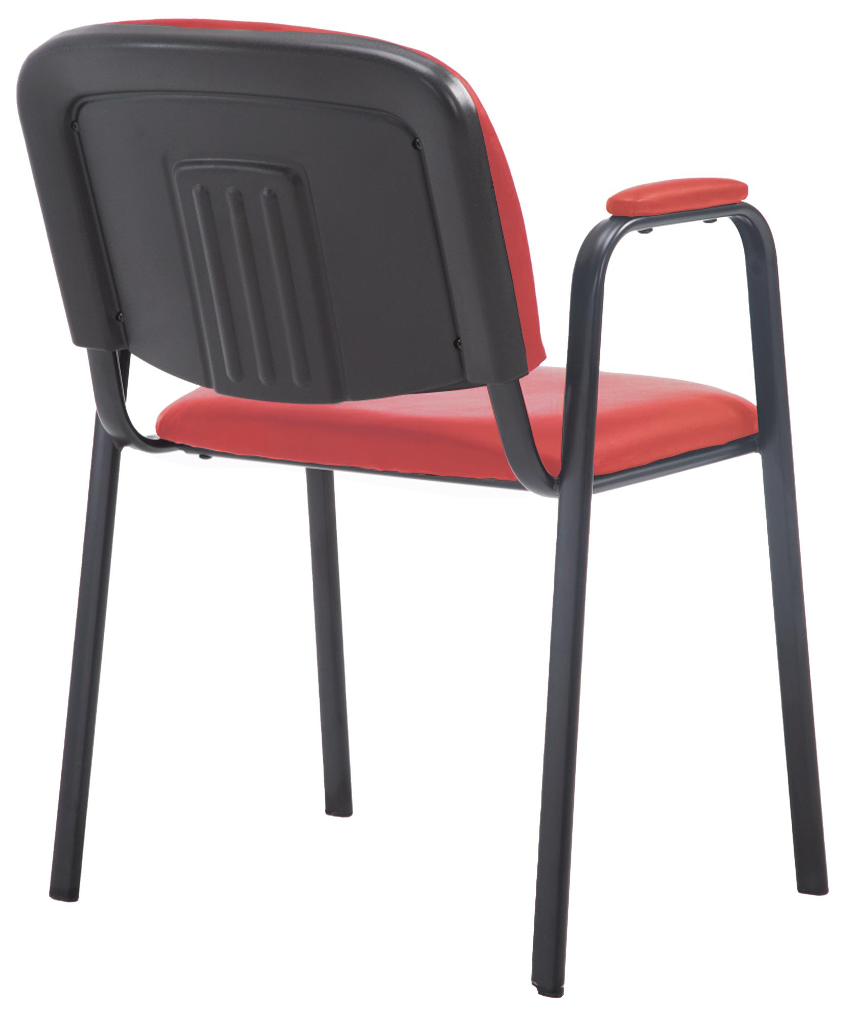 Sedia impilabile Ken Pro in ecopelle