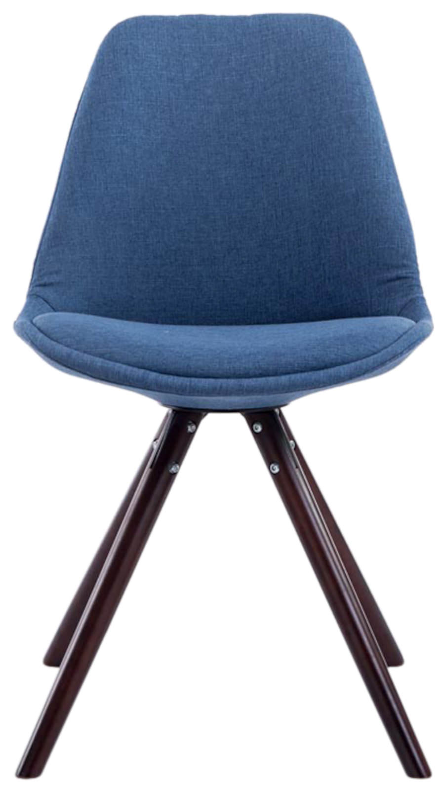 Set di 4 sedie per visitatori Toulouse Fabric Round
