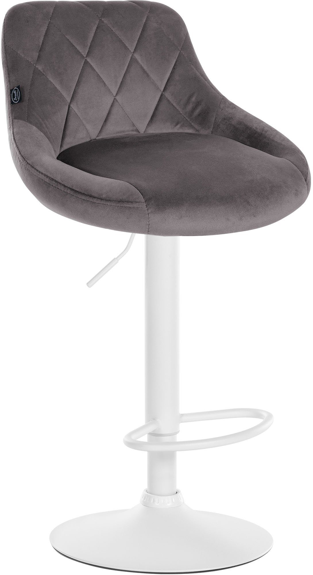 Set di 2 sgabelli da bar Lazio Velvet