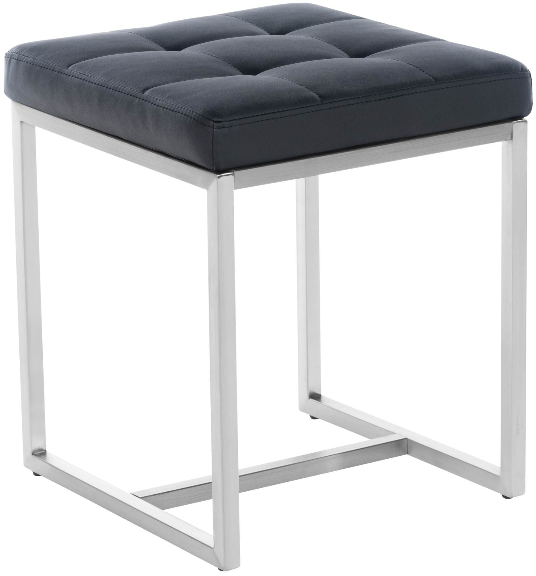 Set di 2 sgabelli in acciaio inox Barci