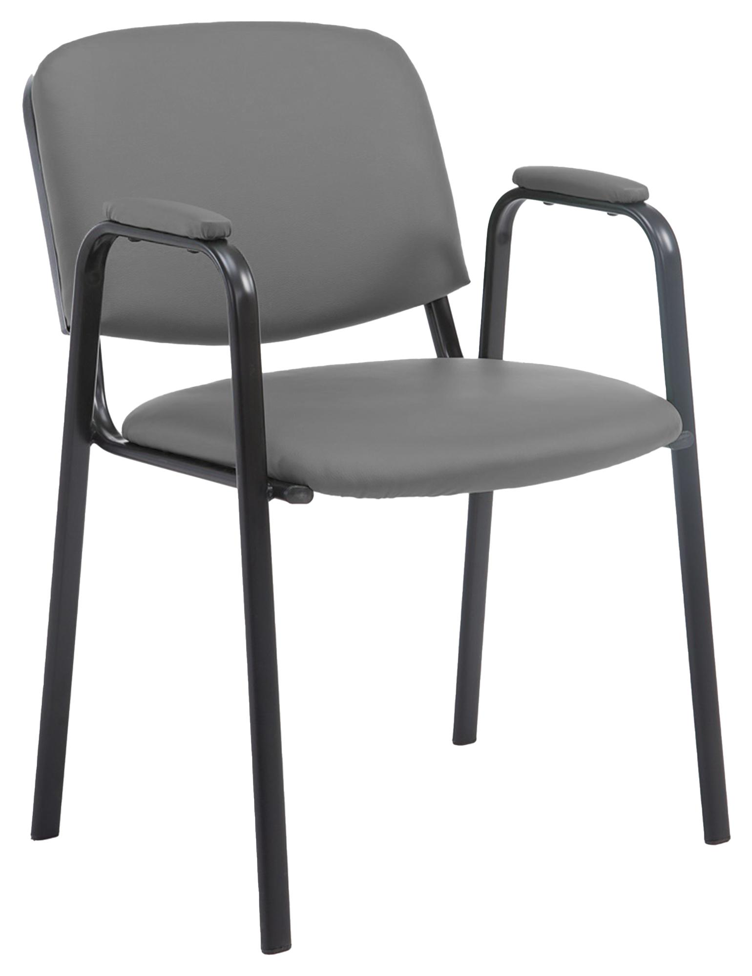 Sedia impilabile Ken Pro in ecopelle