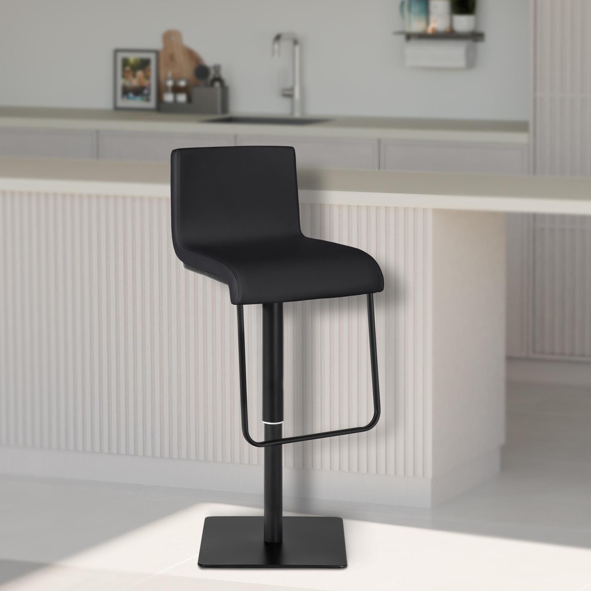 Set di 2 sgabelli da bar Limon rivestimento in similpelle