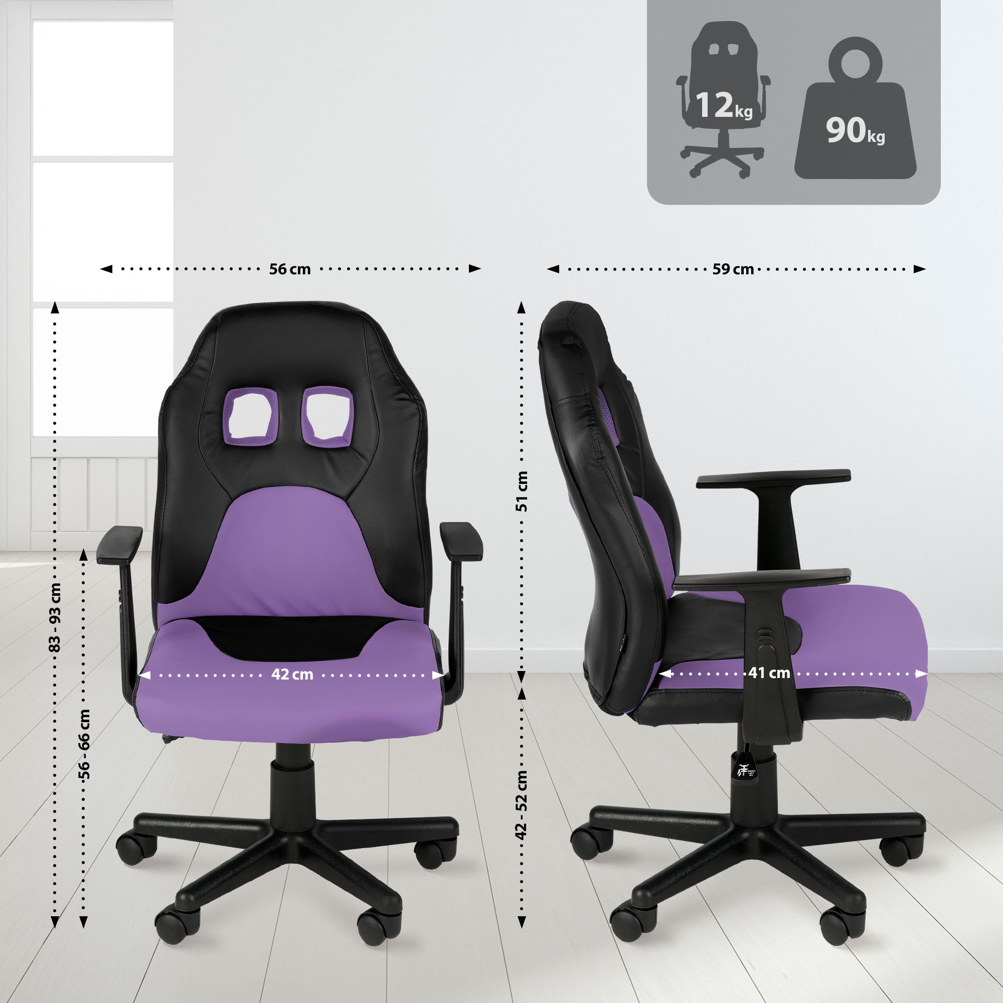 Sedia da scrivania Fun per bambini