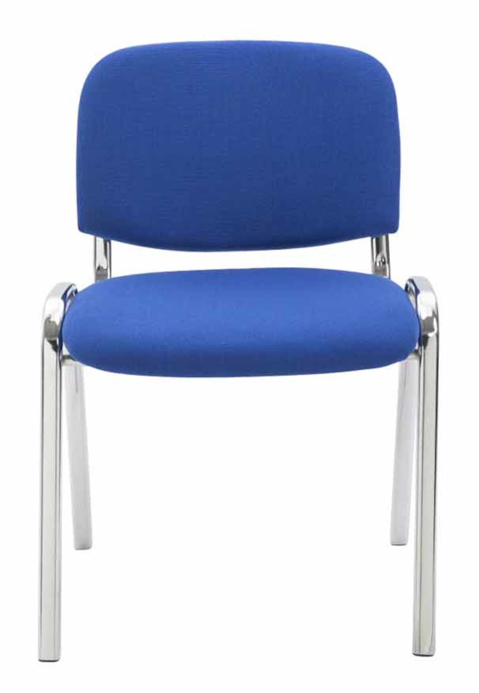 Set di 4 sedie Ken Chrome in tessuto