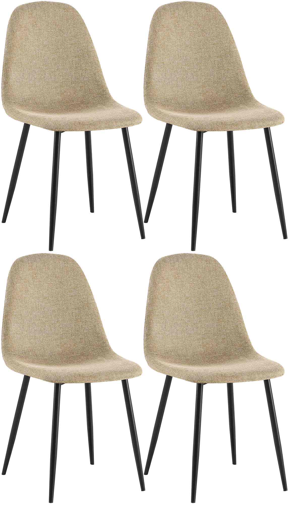 Set di 4 sedie da pranzo Napier