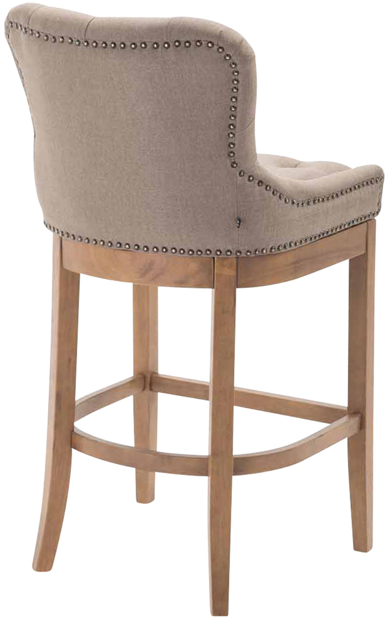 Sgabello Lakewood Stoffa antico-chiaro