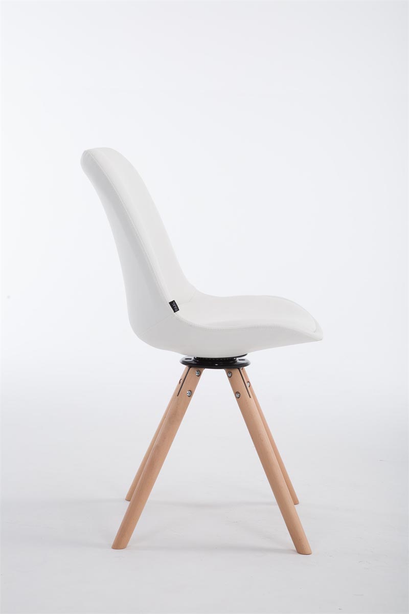 Sedia Calais in similpelle girevole