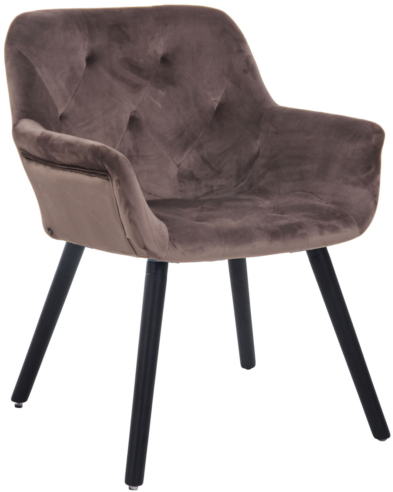 Sedia design Cassidy in velluto