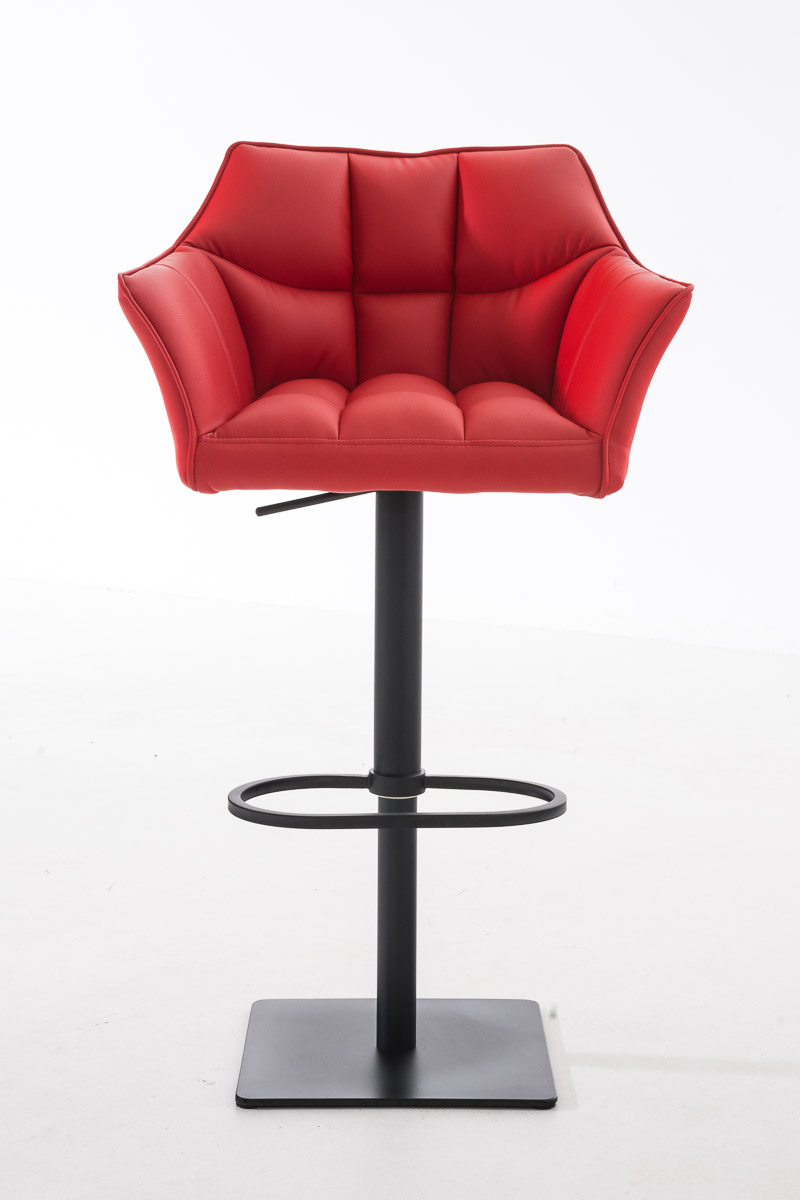Sgabello da bar Damaso con rivestimento in similpelle