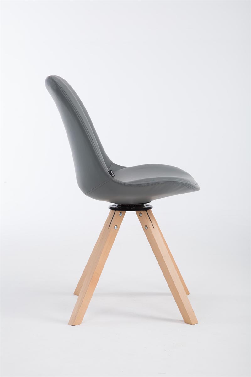 Sedia Girevole Calais in Similpelle