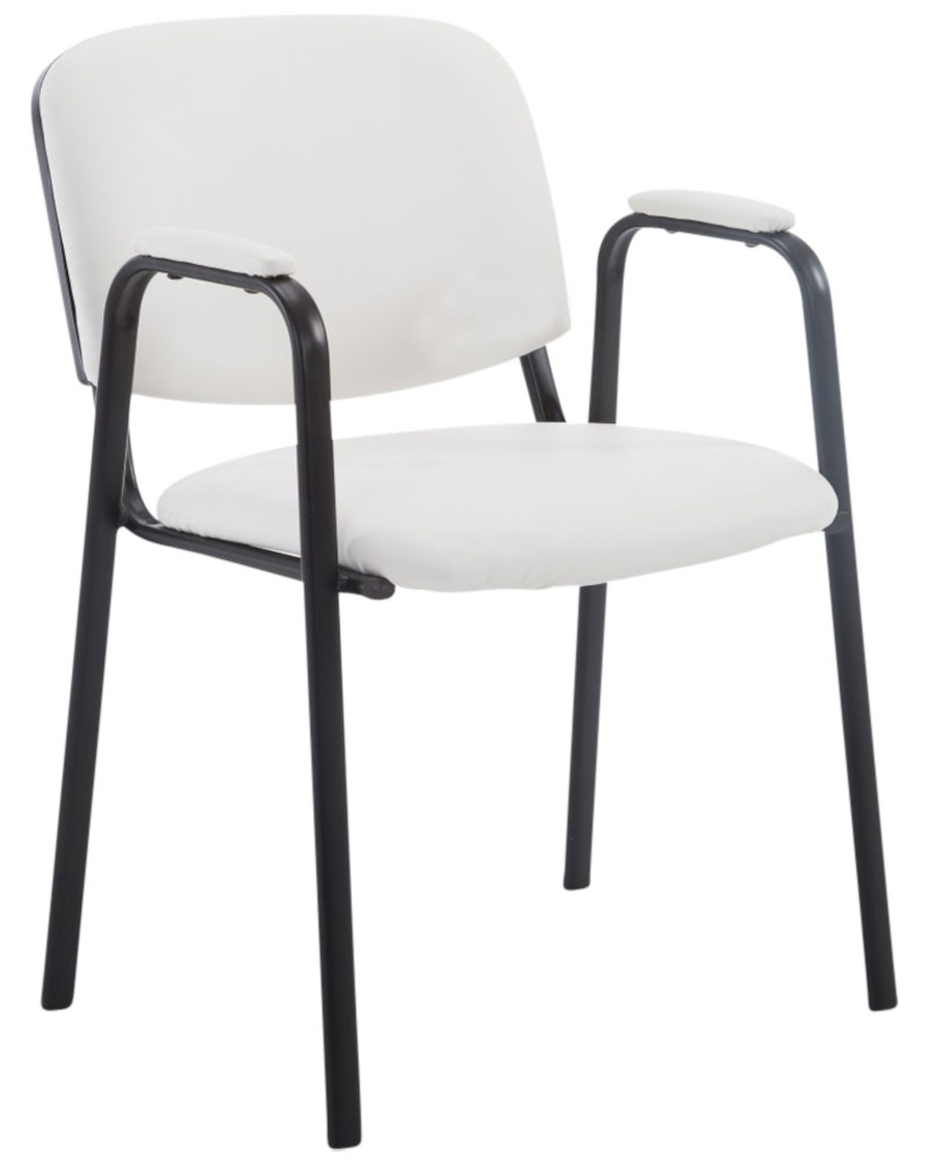 Set di 4 Sedie Impilabili Ken Pro in Ecopelle