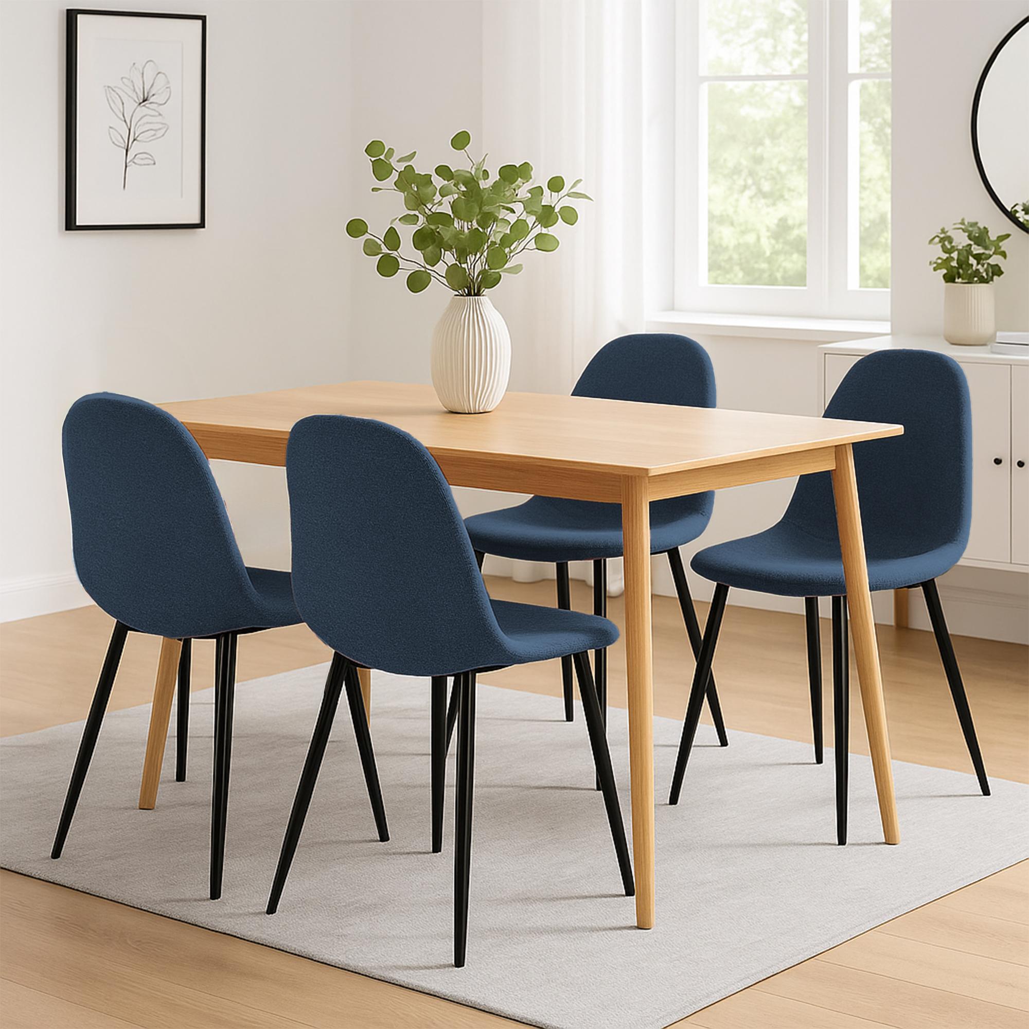 Set di 4 sedie da pranzo Napier
