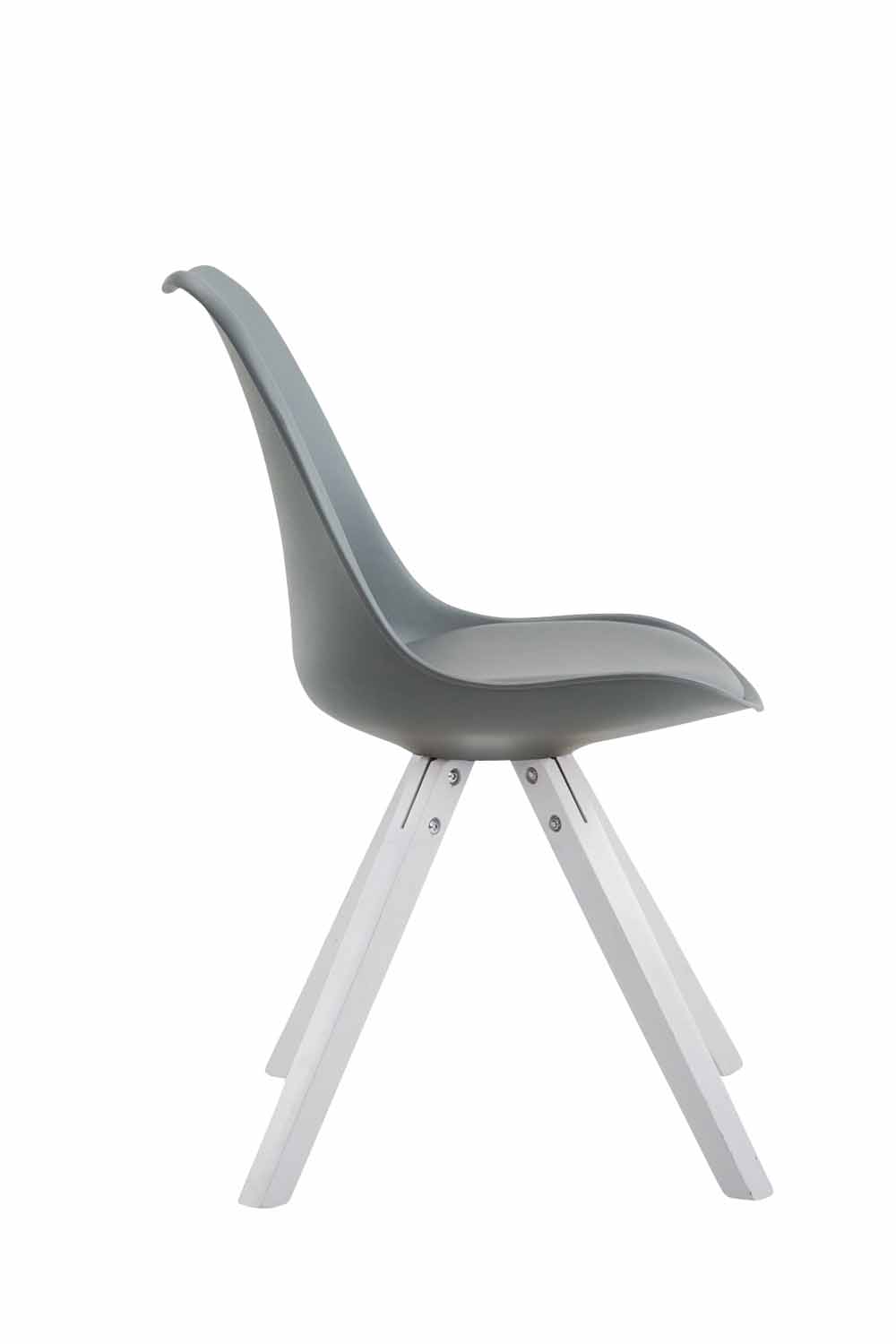 Sedia Toulouse in similpelle gambe quadrate