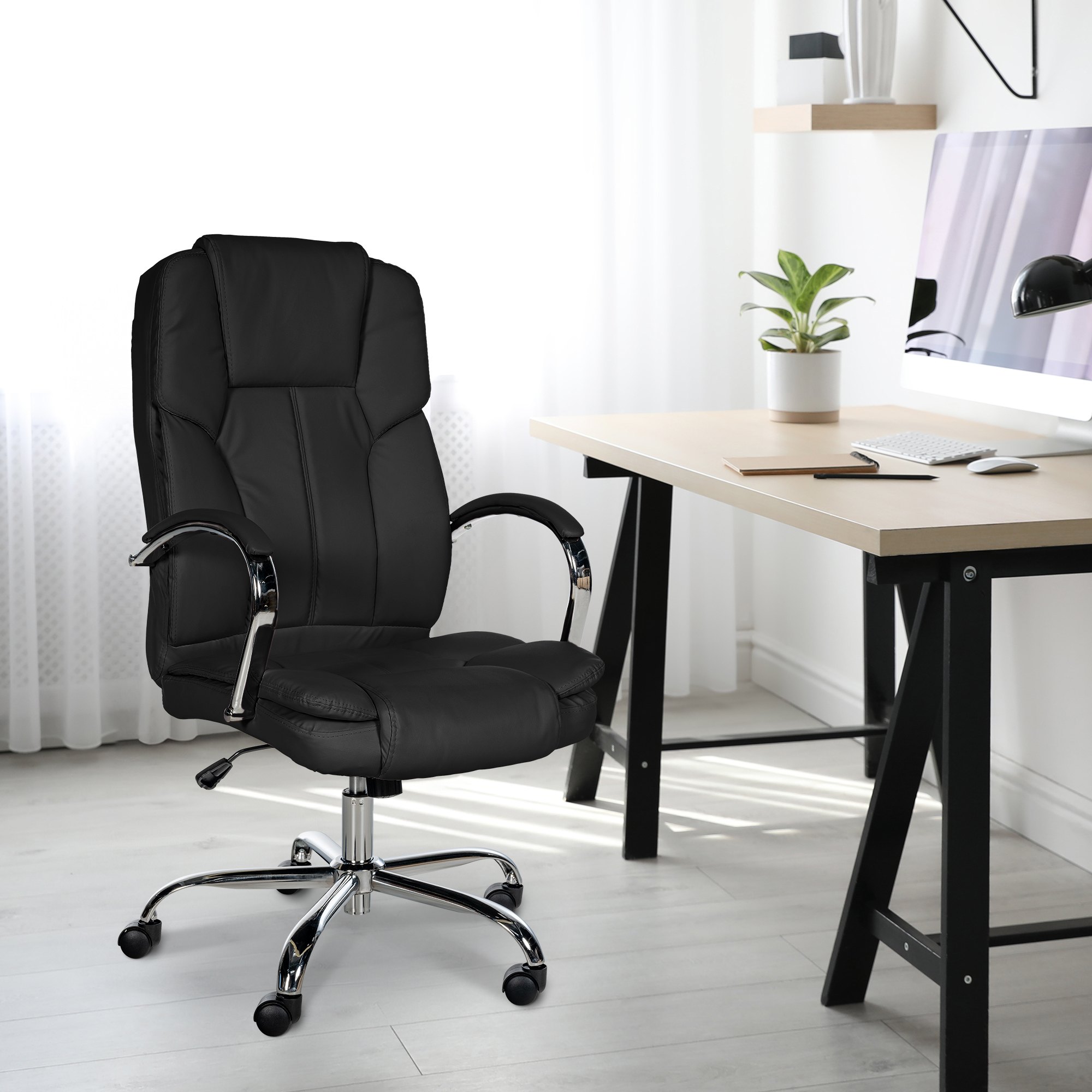 Poltrona ufficio XXL Xanthos in similpelle