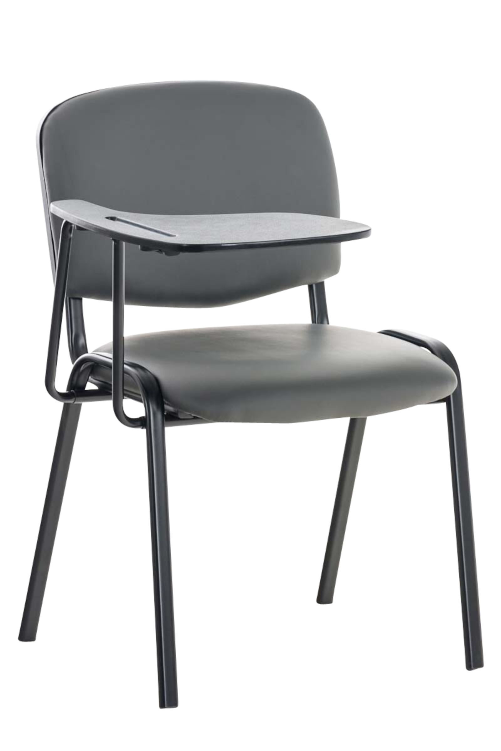 Set di 4 sedie Ken con tavolo pieghevole in similpelle