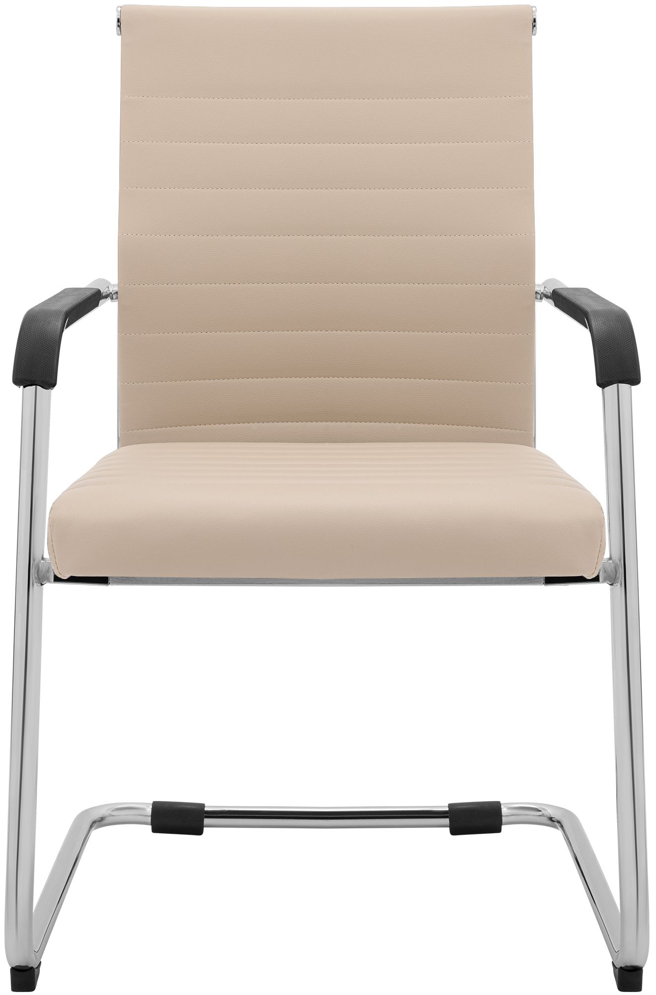 Sedia cantilever Hakon in similpelle