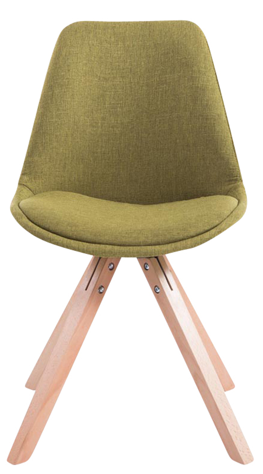 Set di 4 sedie per visitatori Toulouse Fabric Square