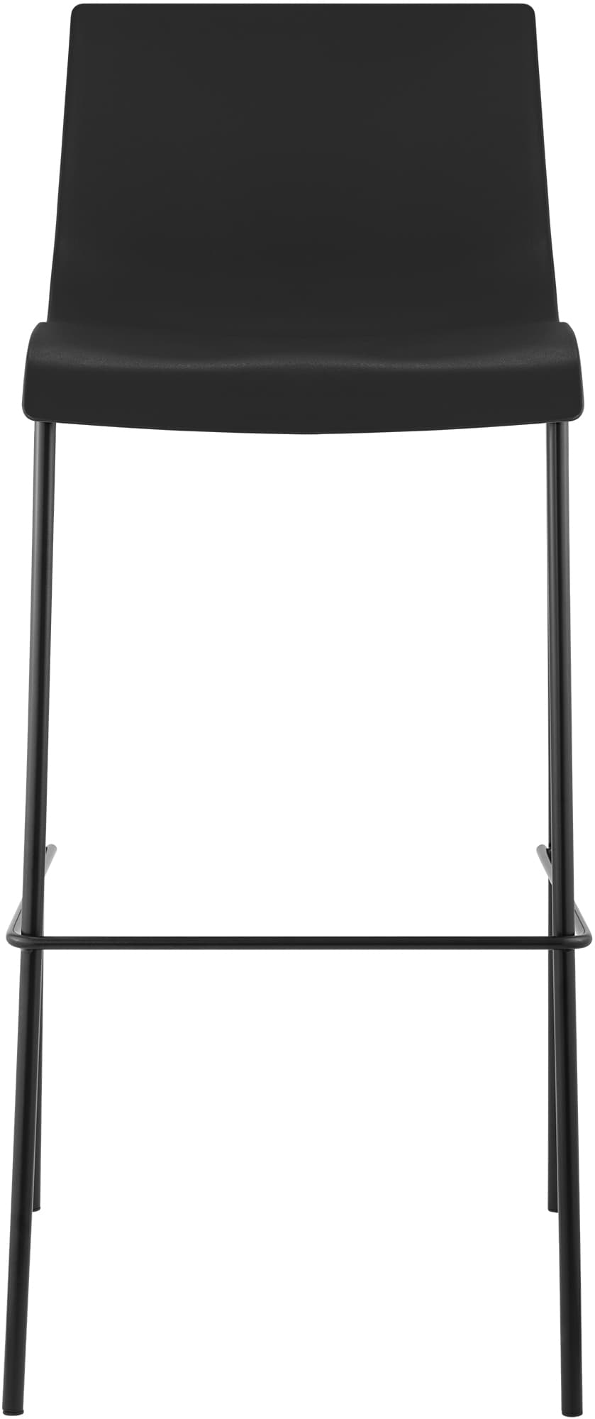 Set di 2 sgabelli da bar Hover in plastica con base a 4 gambe