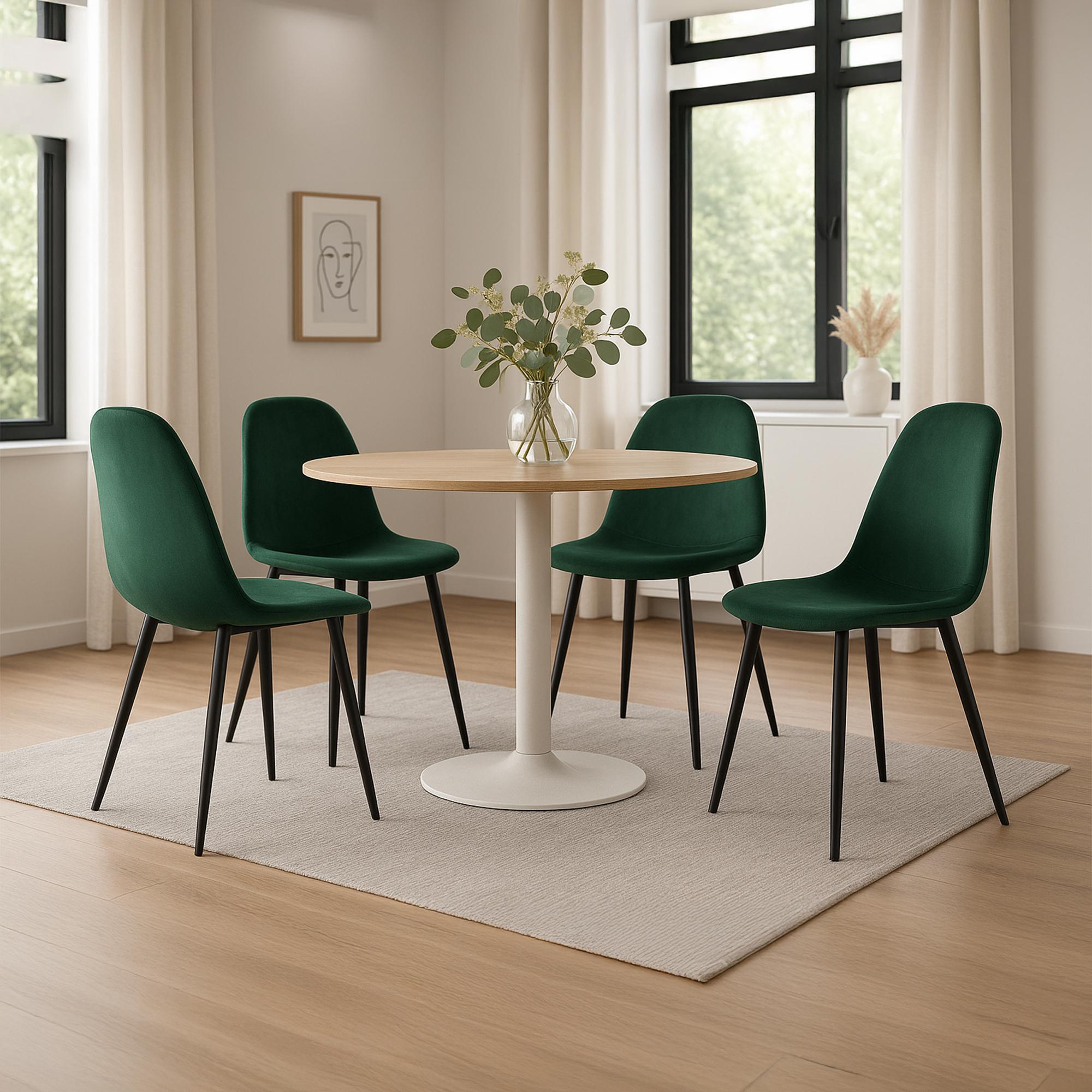 Set di 4 sedie da pranzo Napier